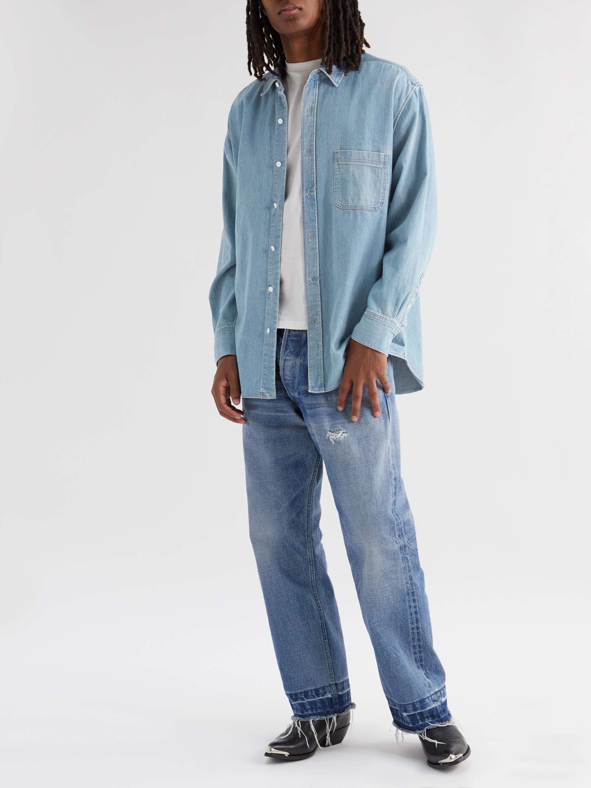 Oversized Denim Shirt view