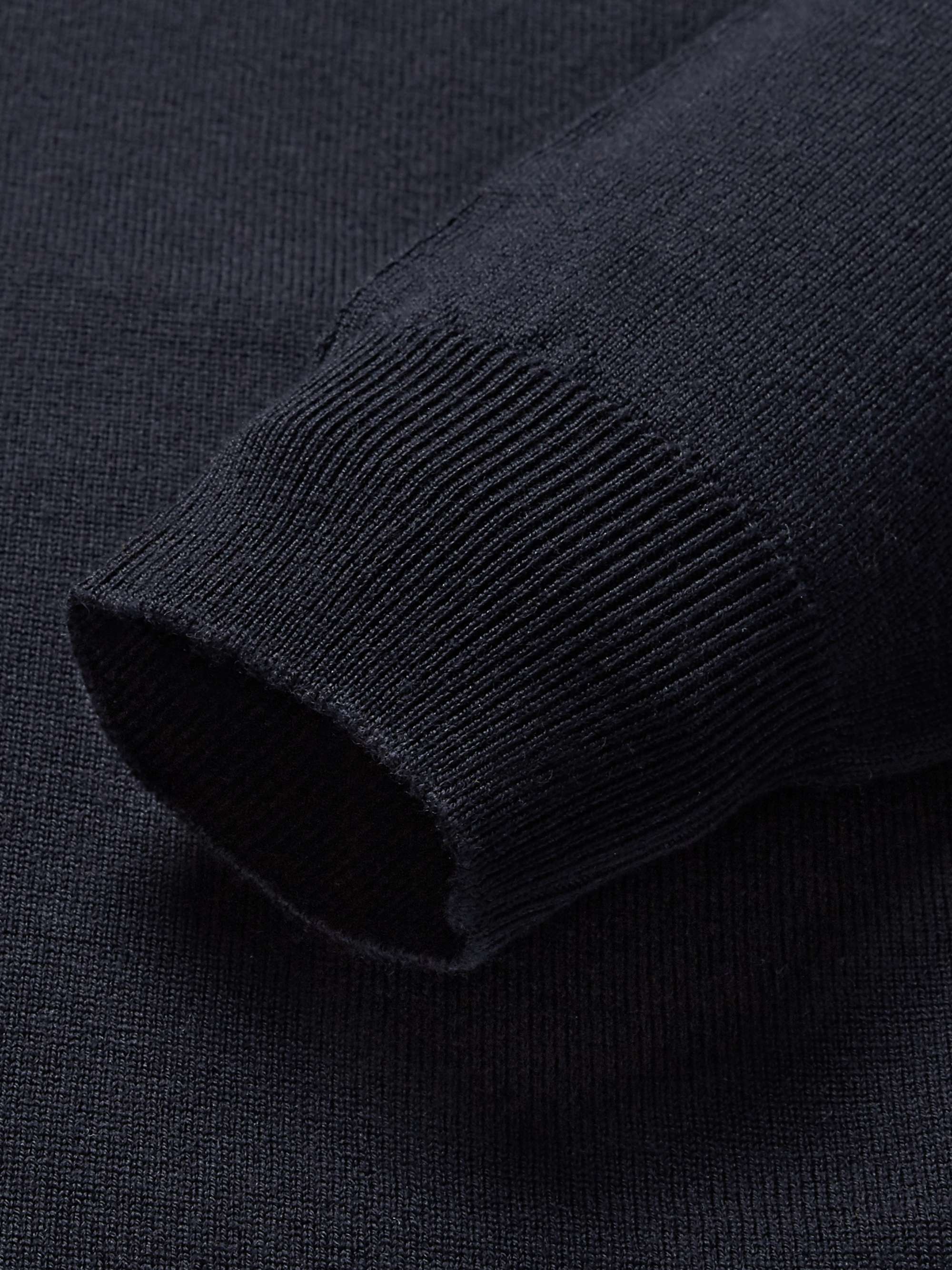 Tapton Slim-Fit Merino Wool Half-Zip Sweater view