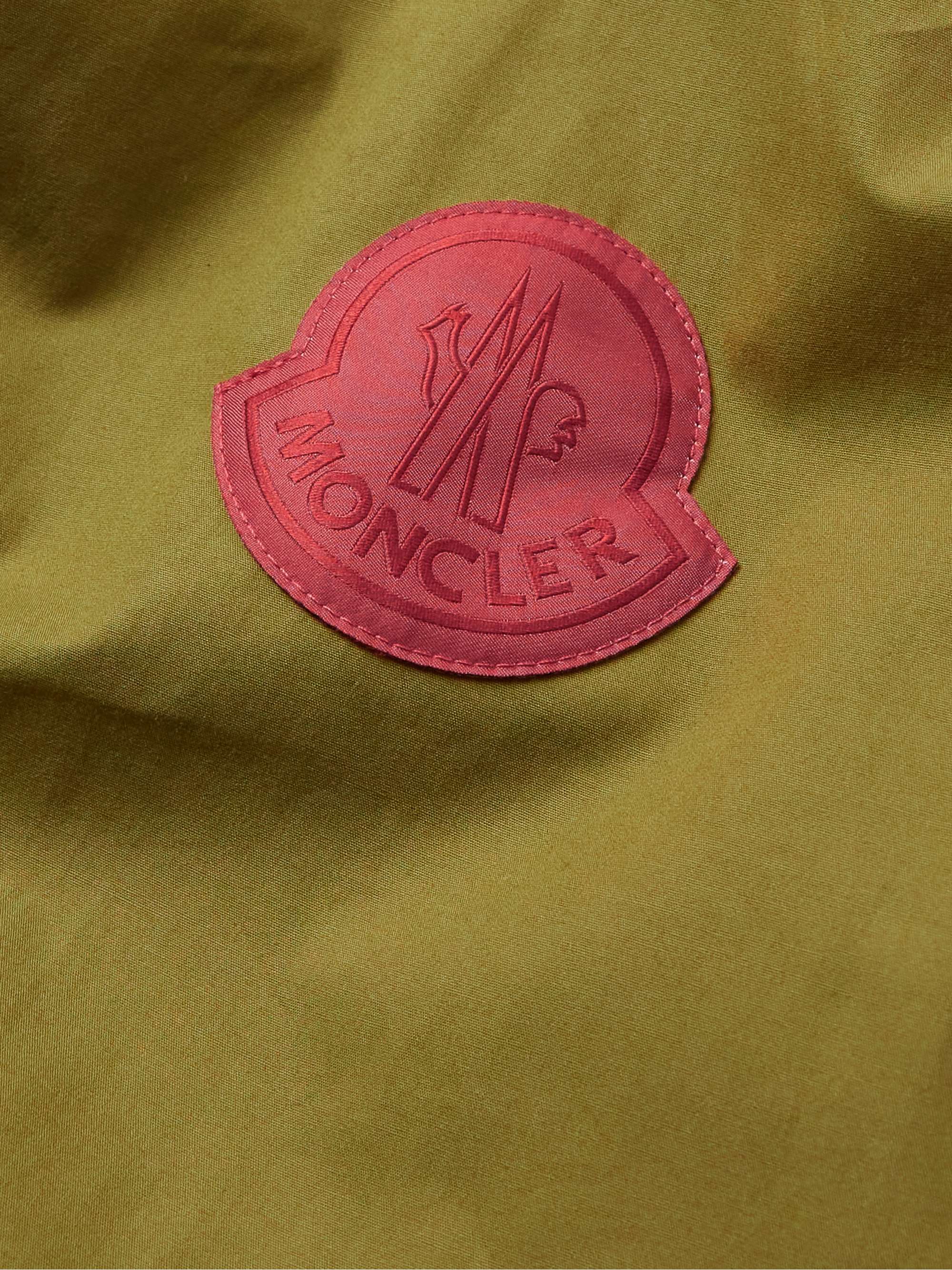 2 Moncler 1952 Logo-Appliquéd Cotton-Blend Canvas Hooded Jacket view