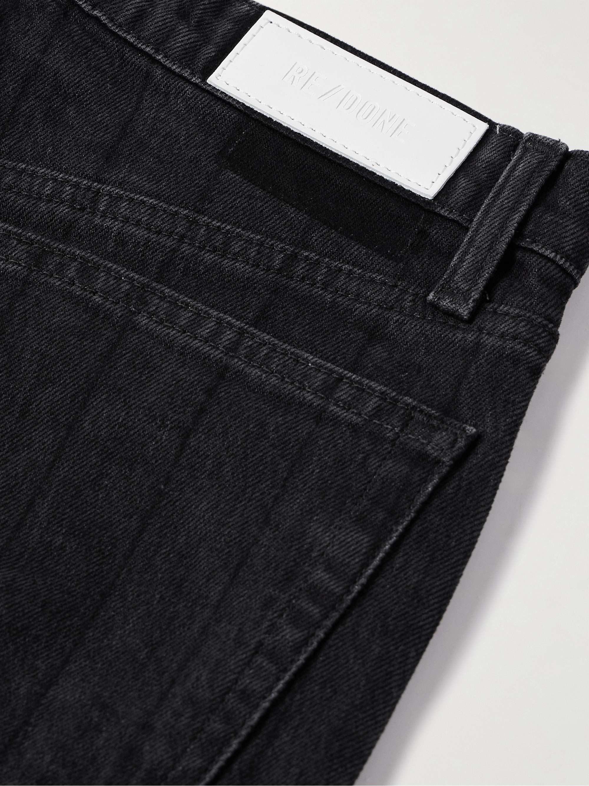 The Riding Jean striped high-rise flared jeans view