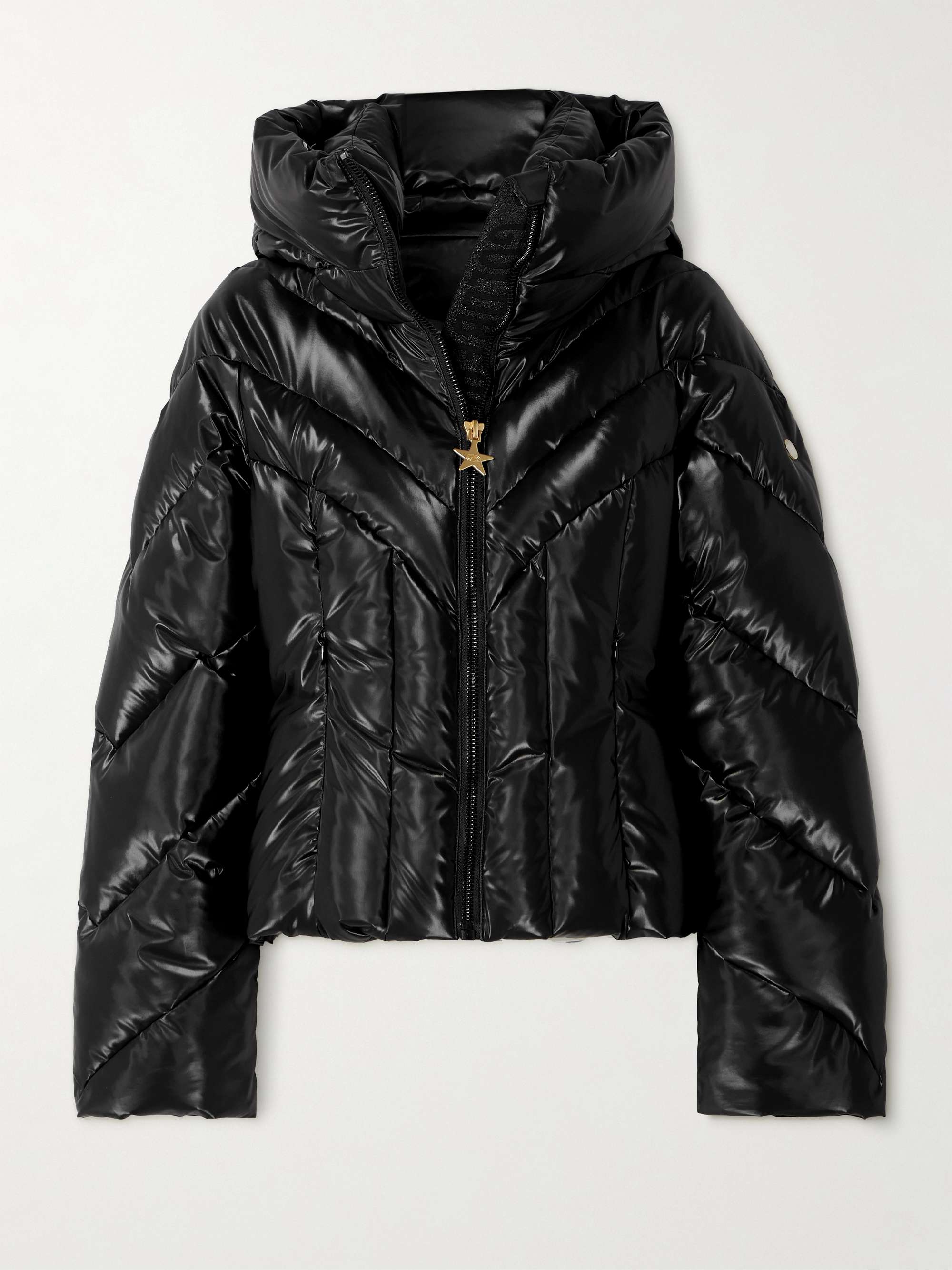 Elodie hooded quilted ski jacket hero visual