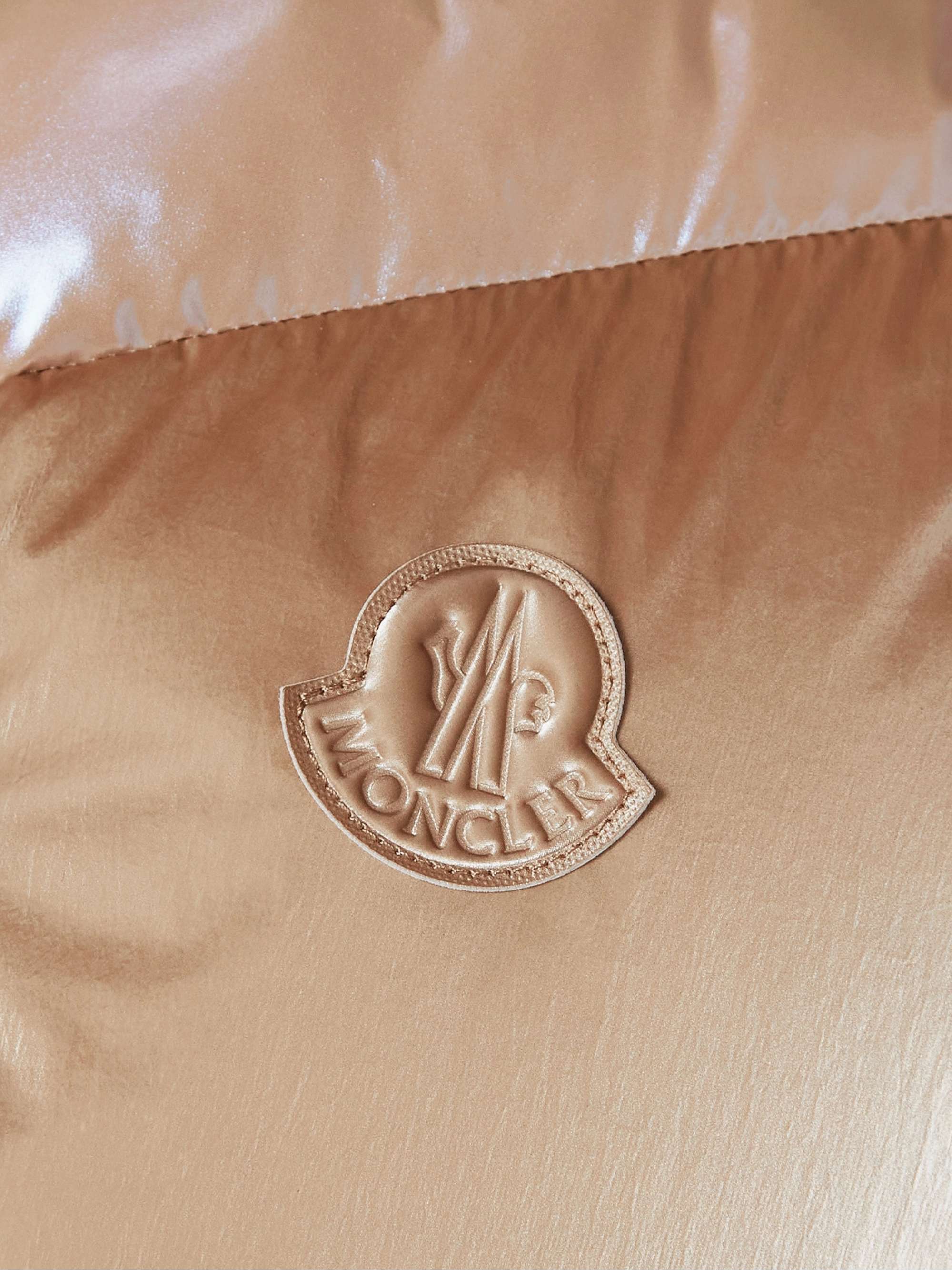 Faucille quilted metallic shell down vest view