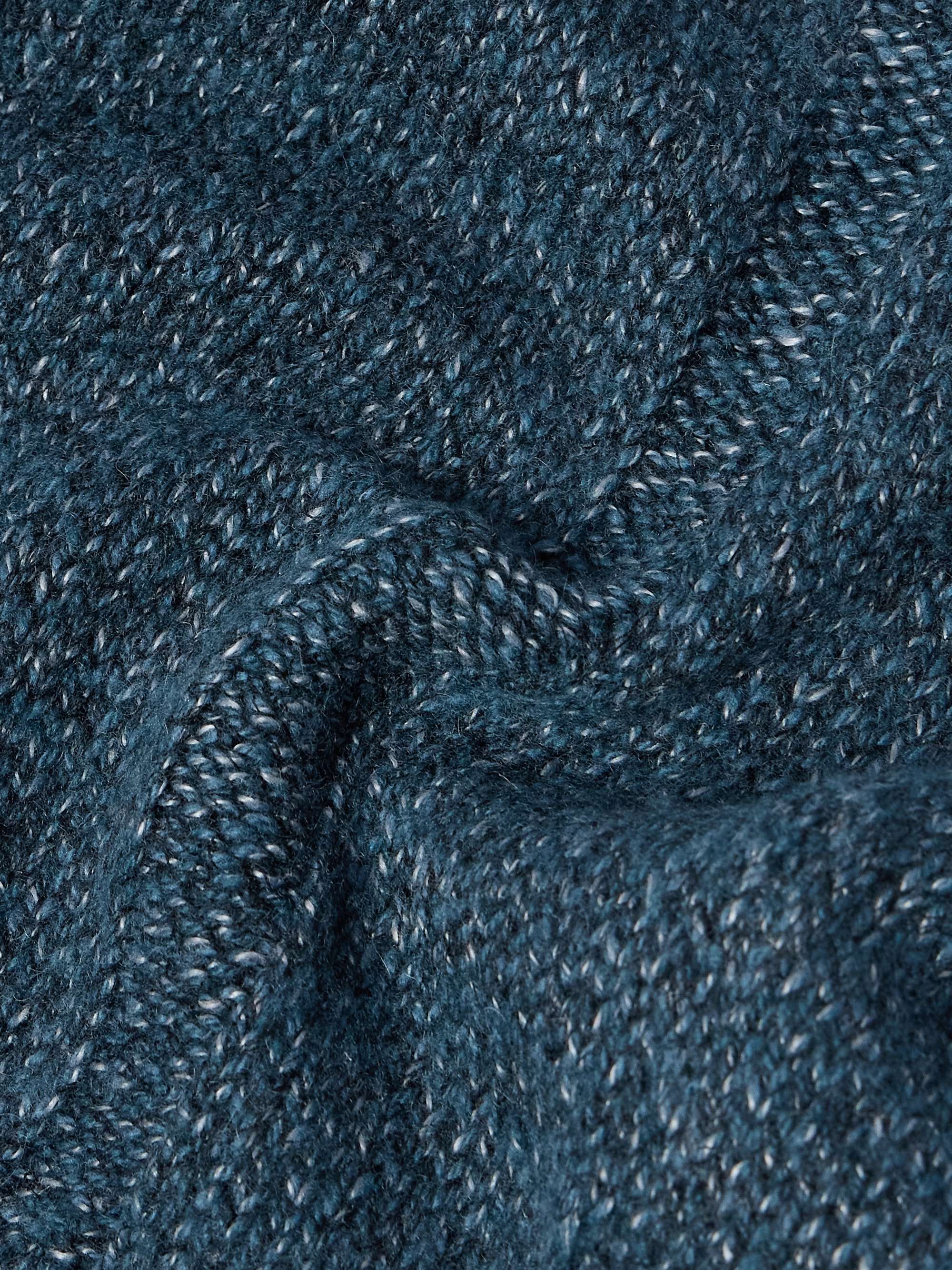 Cashmere, Linen and Cotton-Blend Sweater view
