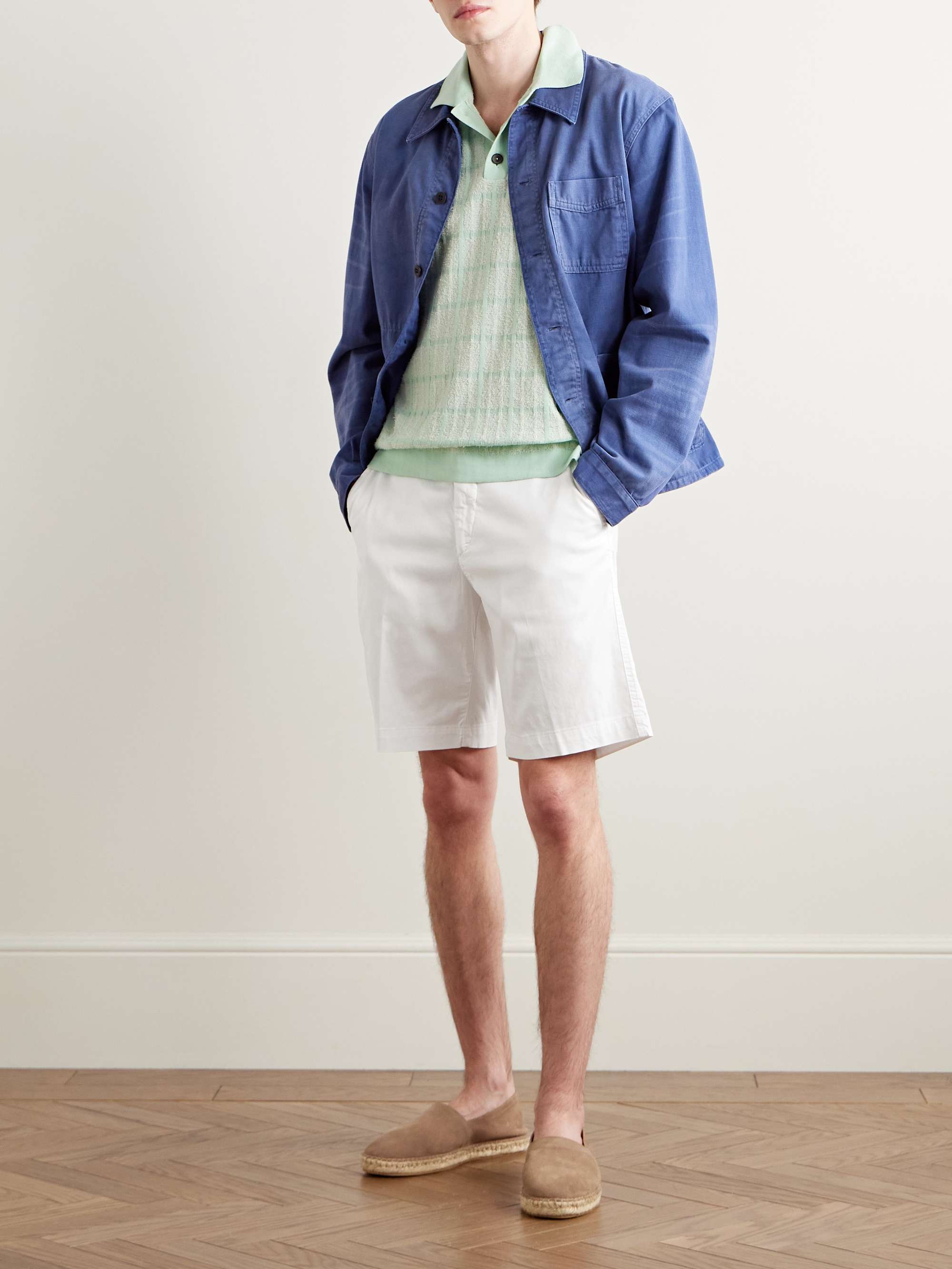 Ponche Lyocell and Cotton-Blend Bermuda Shorts view