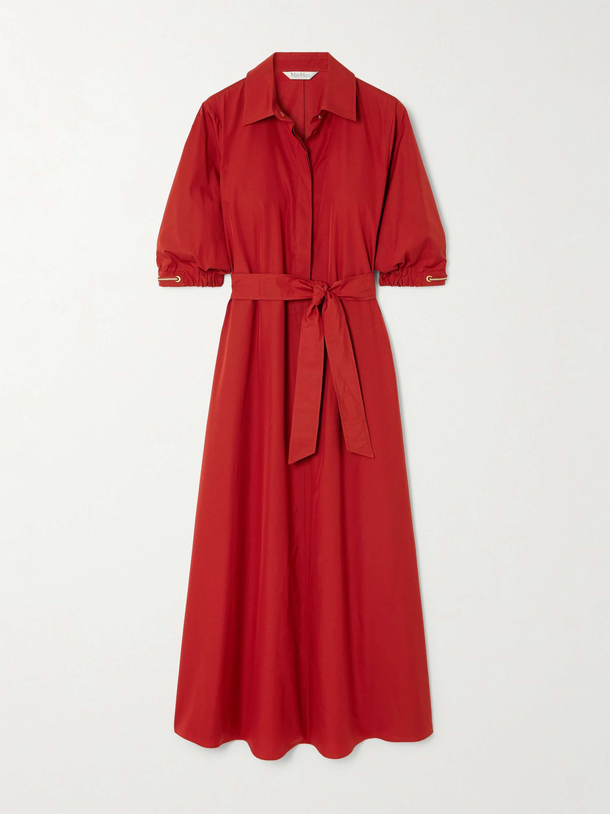 Hoyo cotton-poplin midi shirt dress hero visual