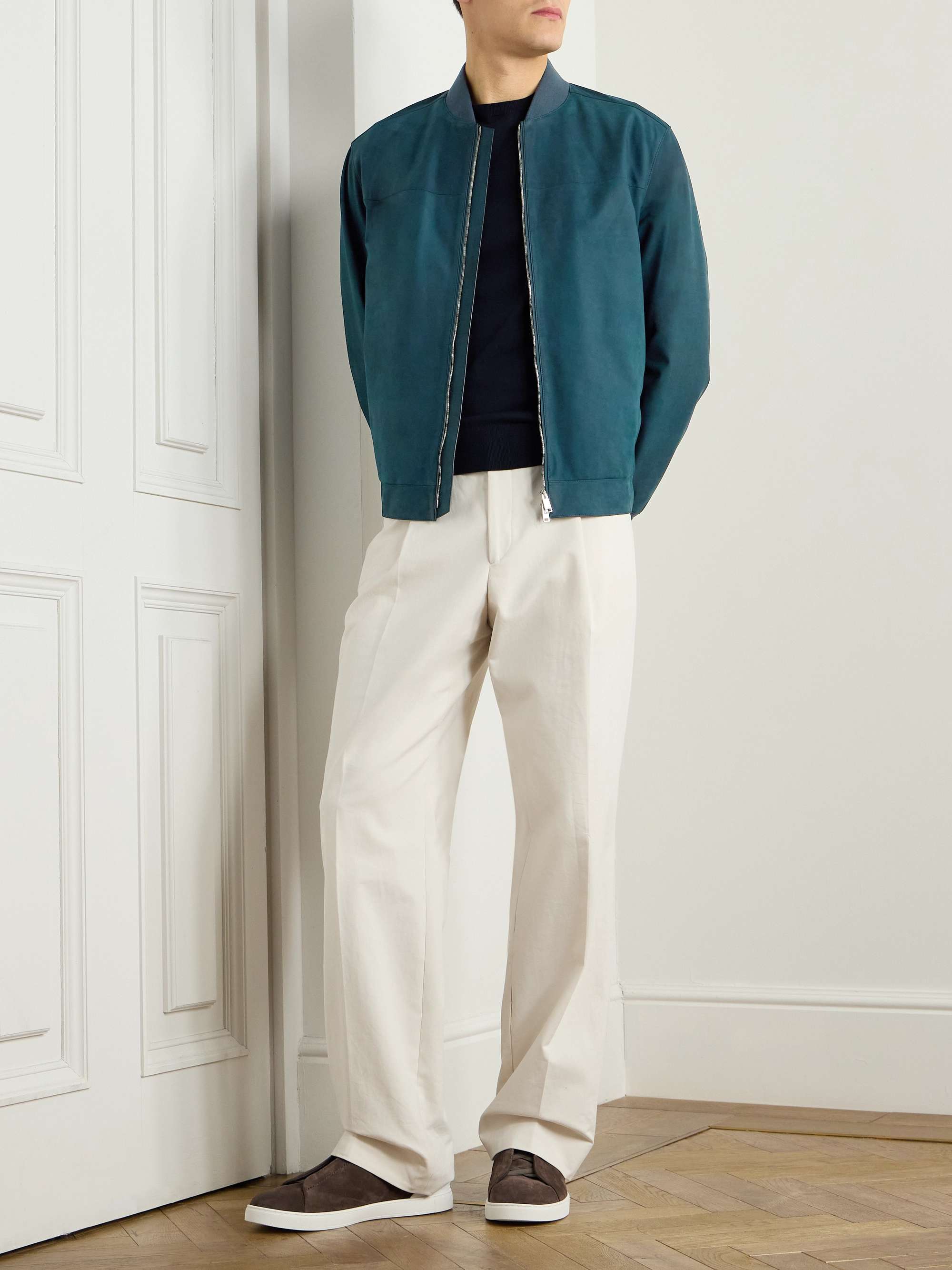 Nubuck Bomber Jacket view
