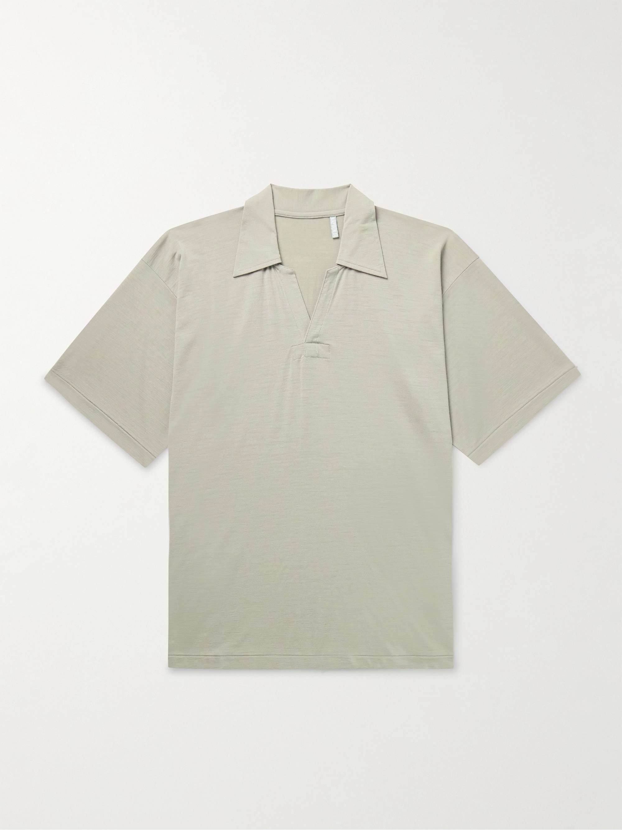 Skipper Wool-Jersey Polo Shirt hero visual