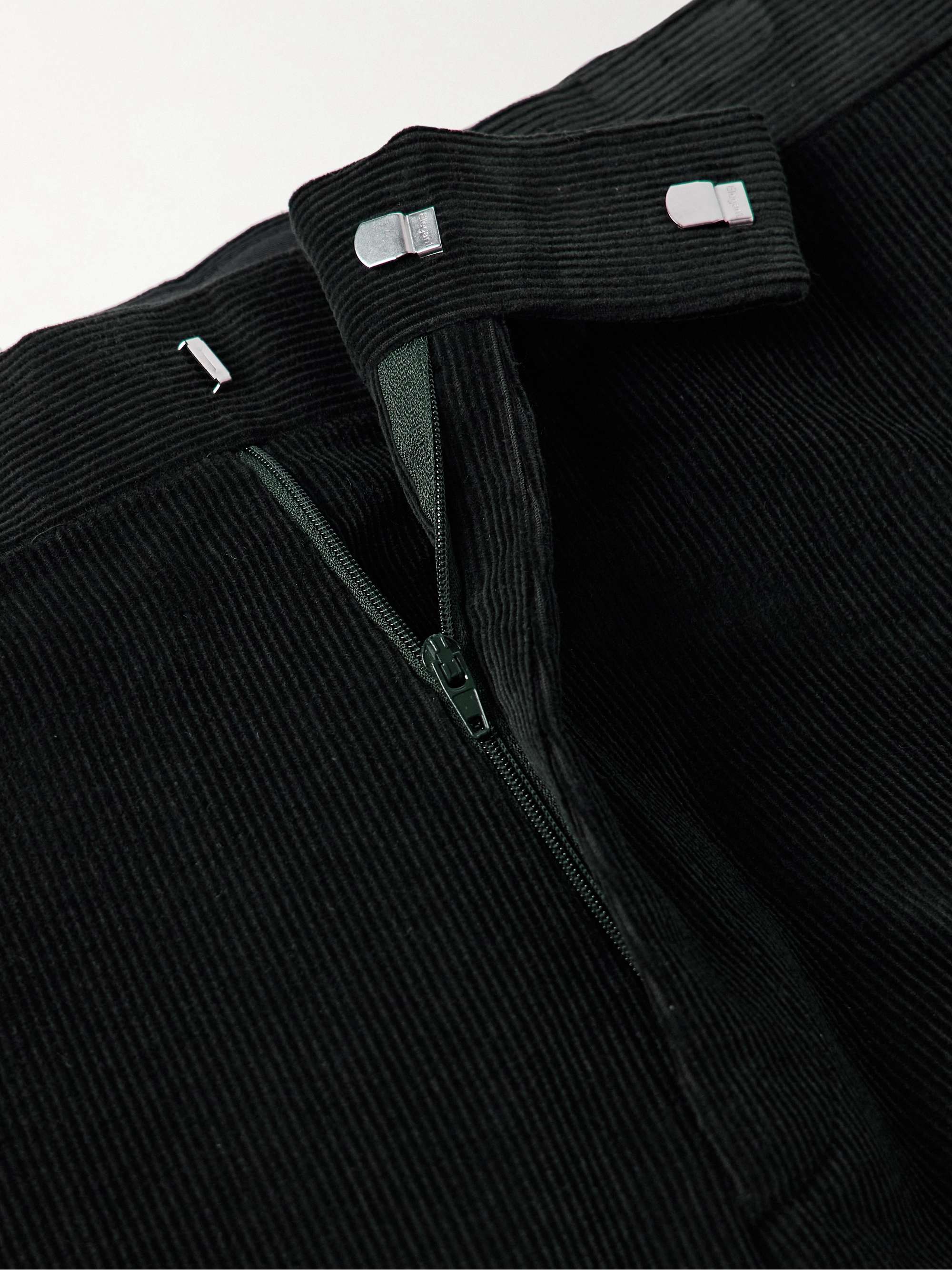 Slim-Fit Straight-Leg Cotton-Corduroy Suit Trousers view