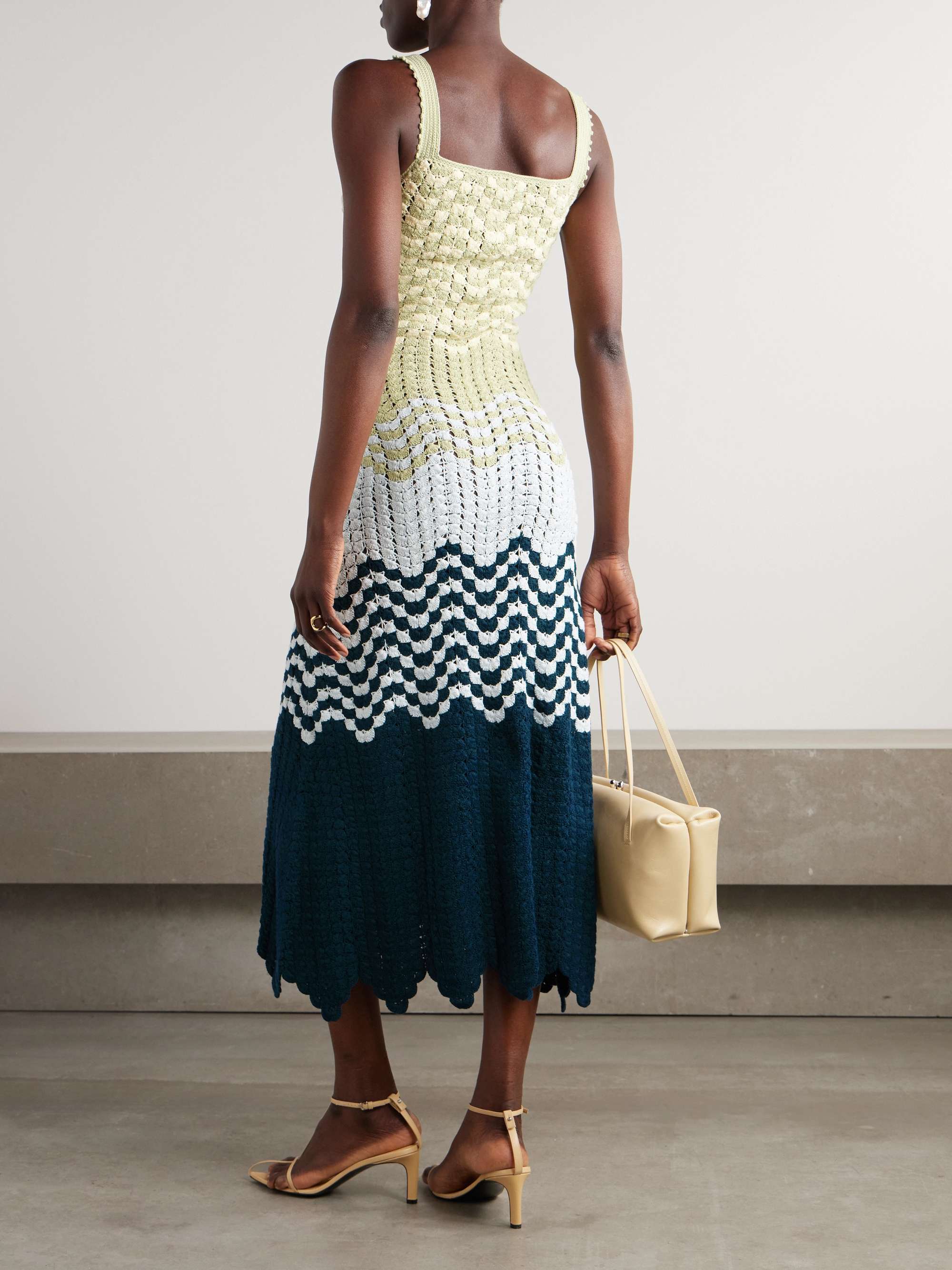 Marea crocheted cotton maxi dress view