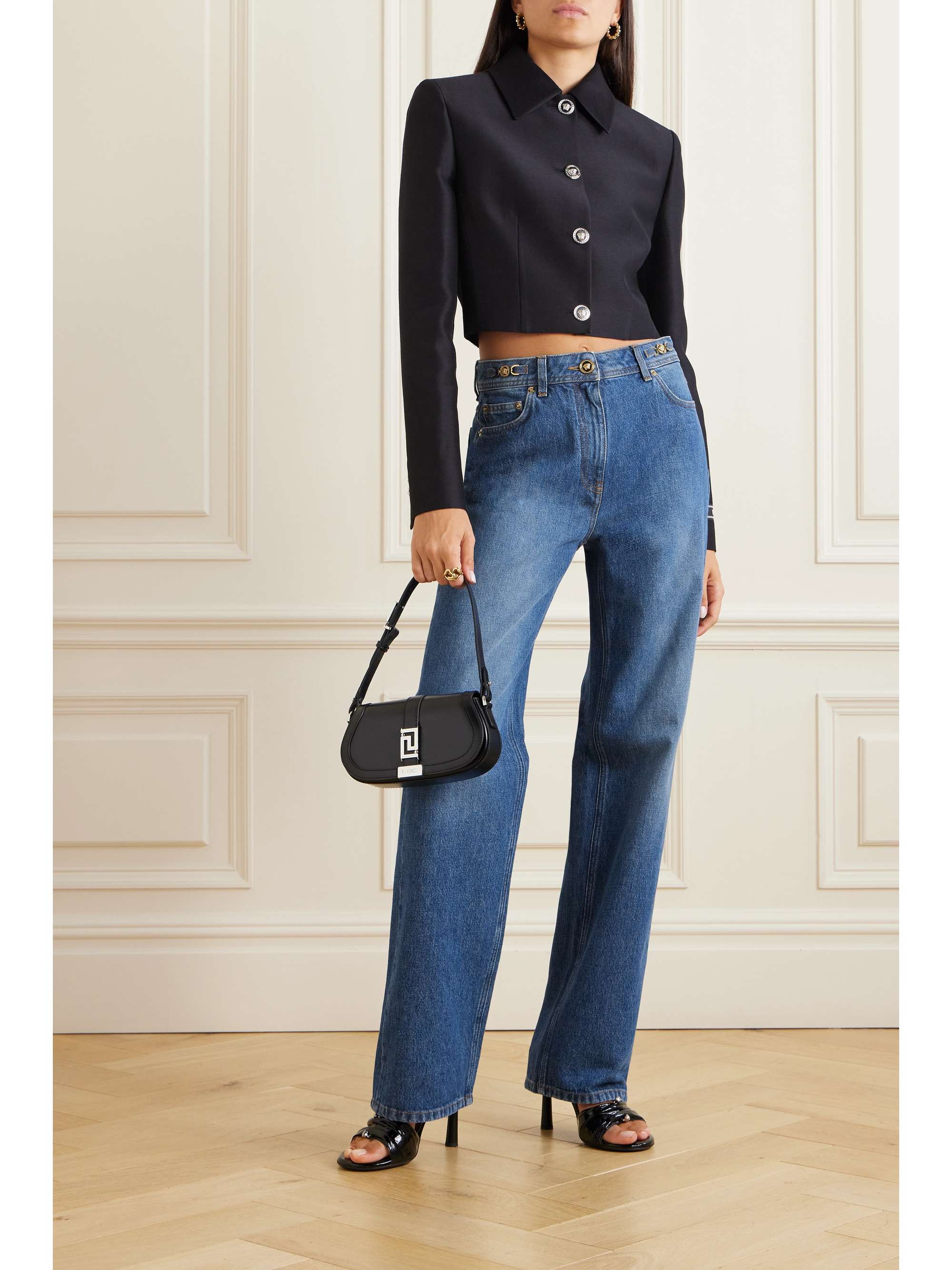 Icons medusa '95 high-rise straight-leg jeans view