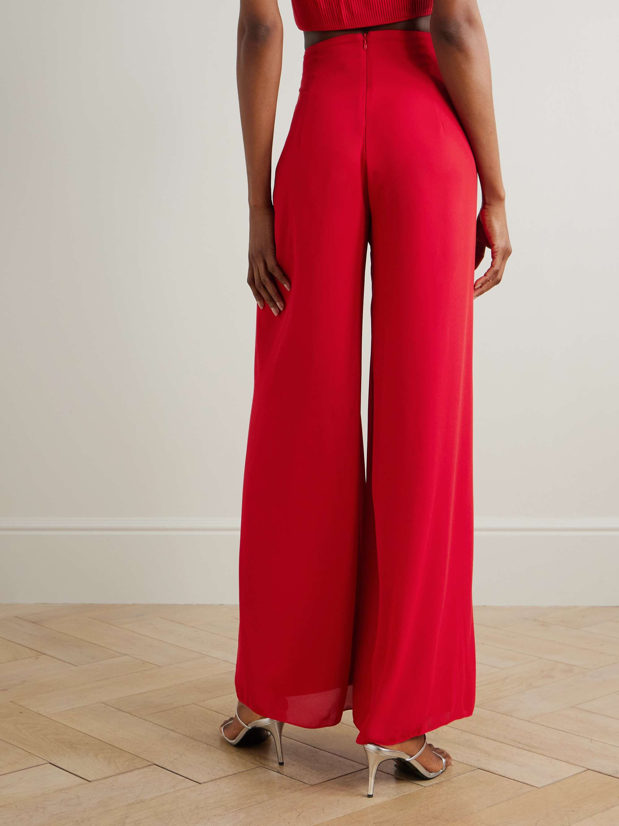 Kali chiffon wide-leg pants view