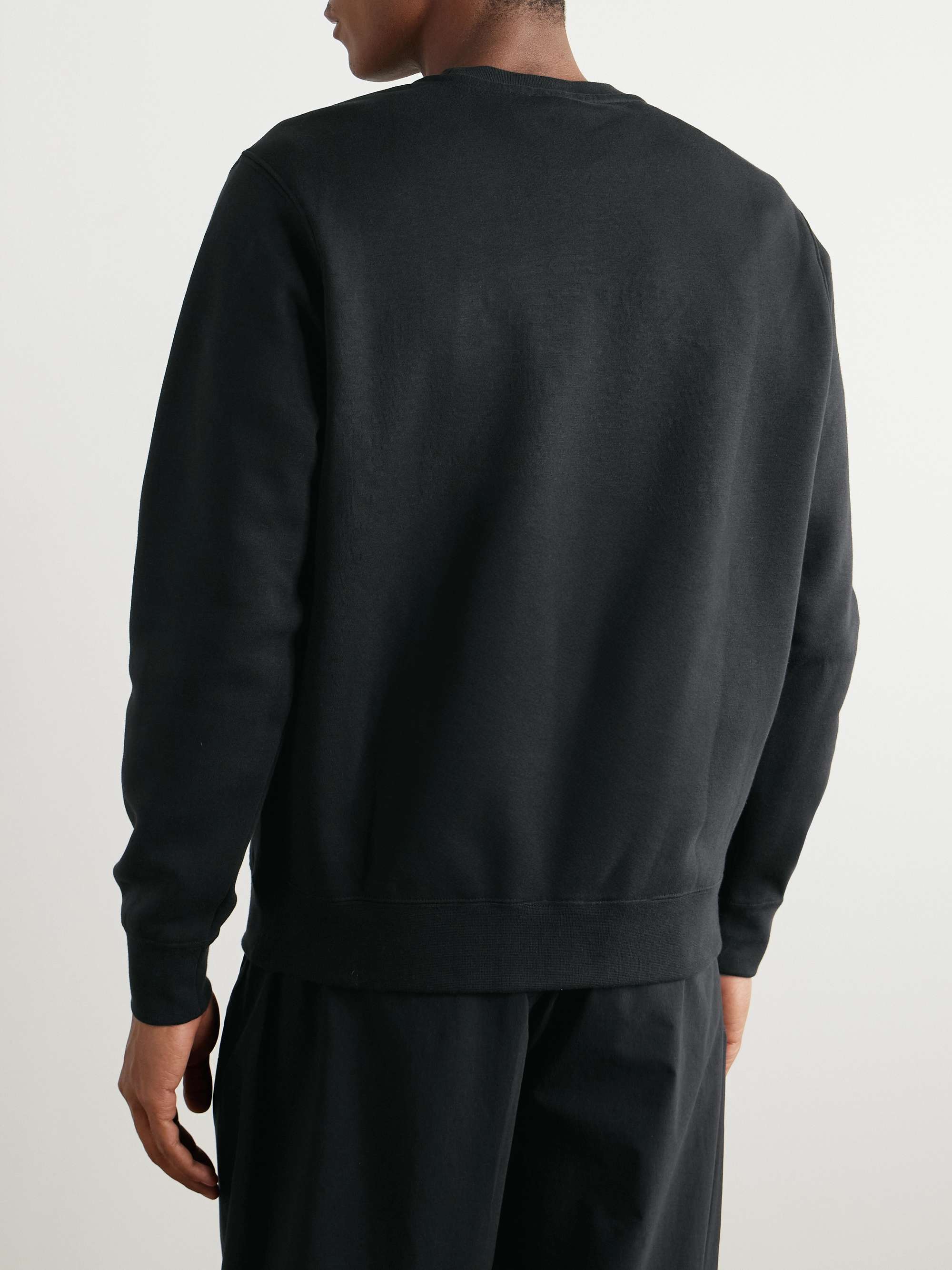 Sportswear Club Logo-Embroidered Cotton-Blend Jersey Sweatshirt view