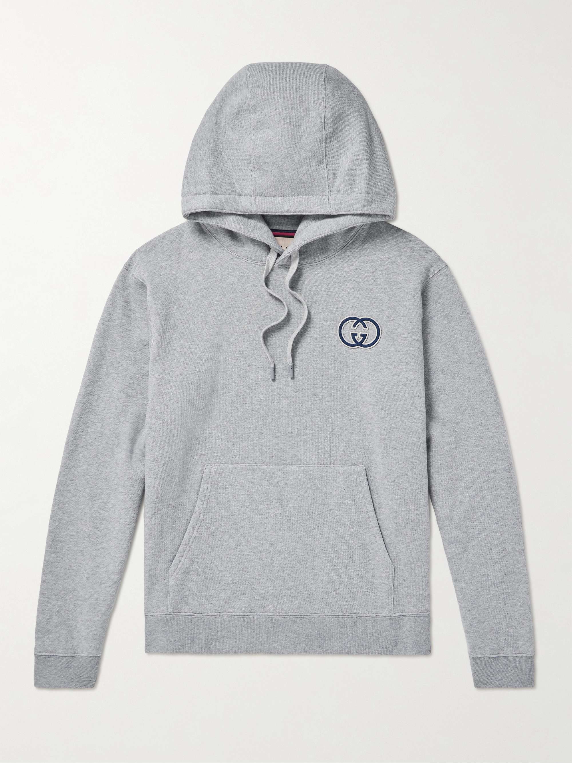 Logo-Appliquéd Stretch-Cotton Jersey Hoodie hero visual