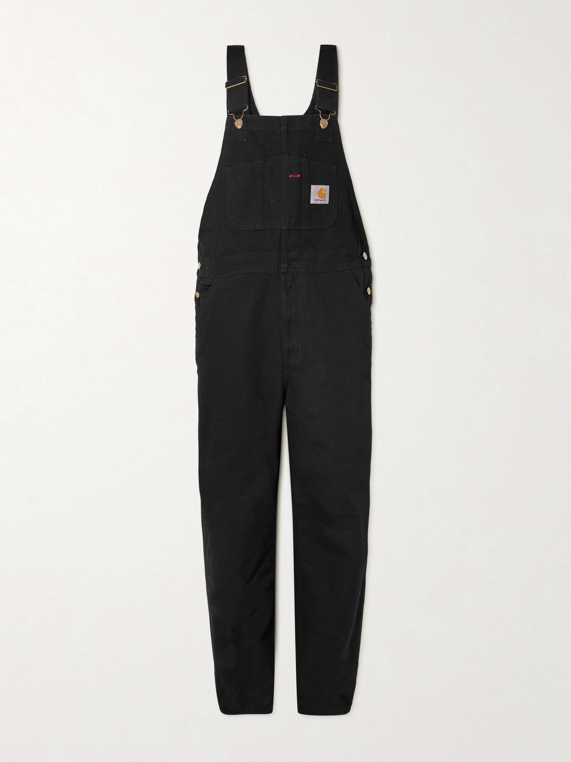 Straight-Leg Cotton-Canvas Overalls hero visual