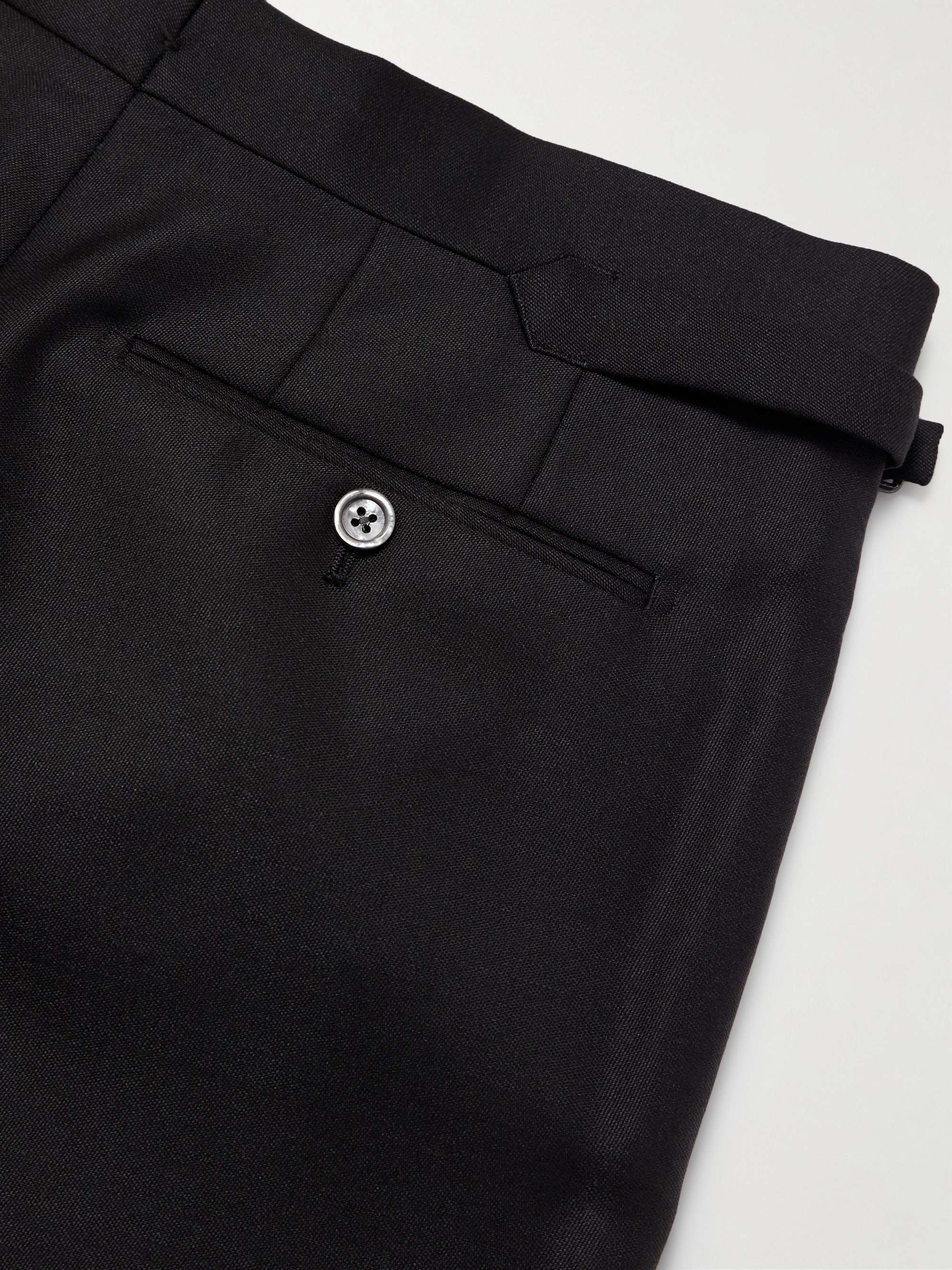 Shelton Slim-Fit Wool and Mohair-Blend Trousers view