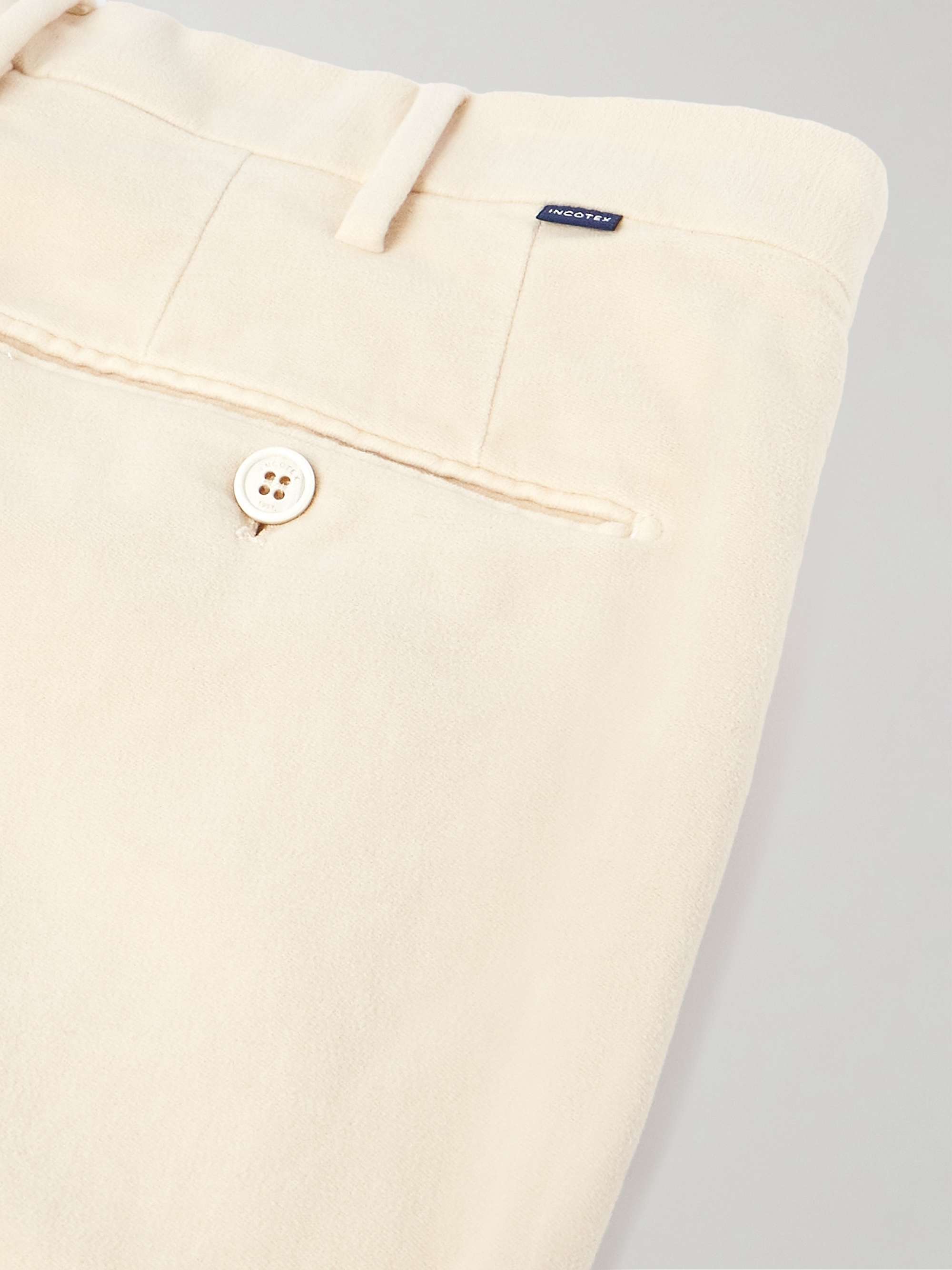 Venezia 1951 Straight-Leg Cotton-Blend Moleskin Trousers view