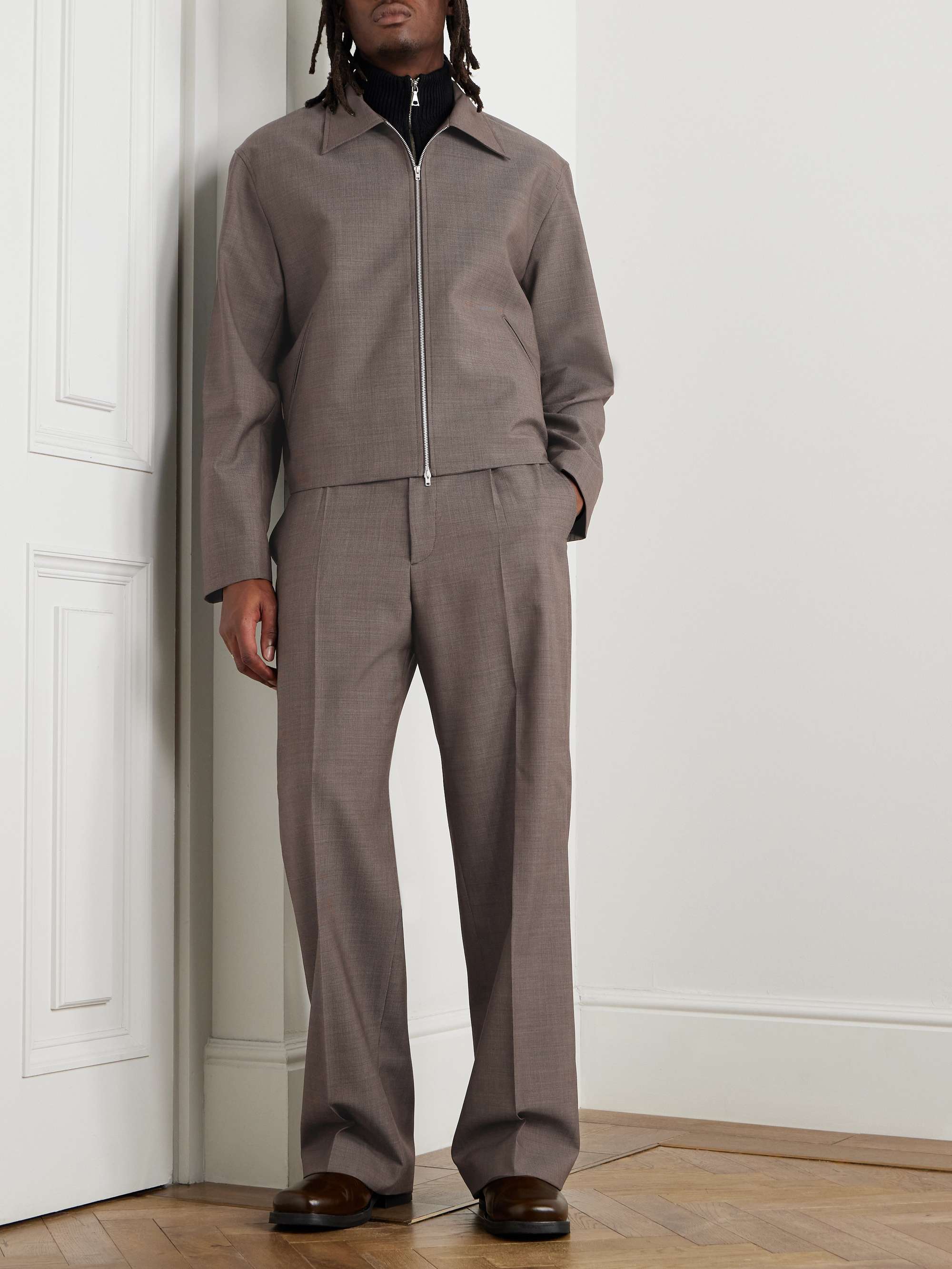 Mini Pin-Dot Wool Jacket view