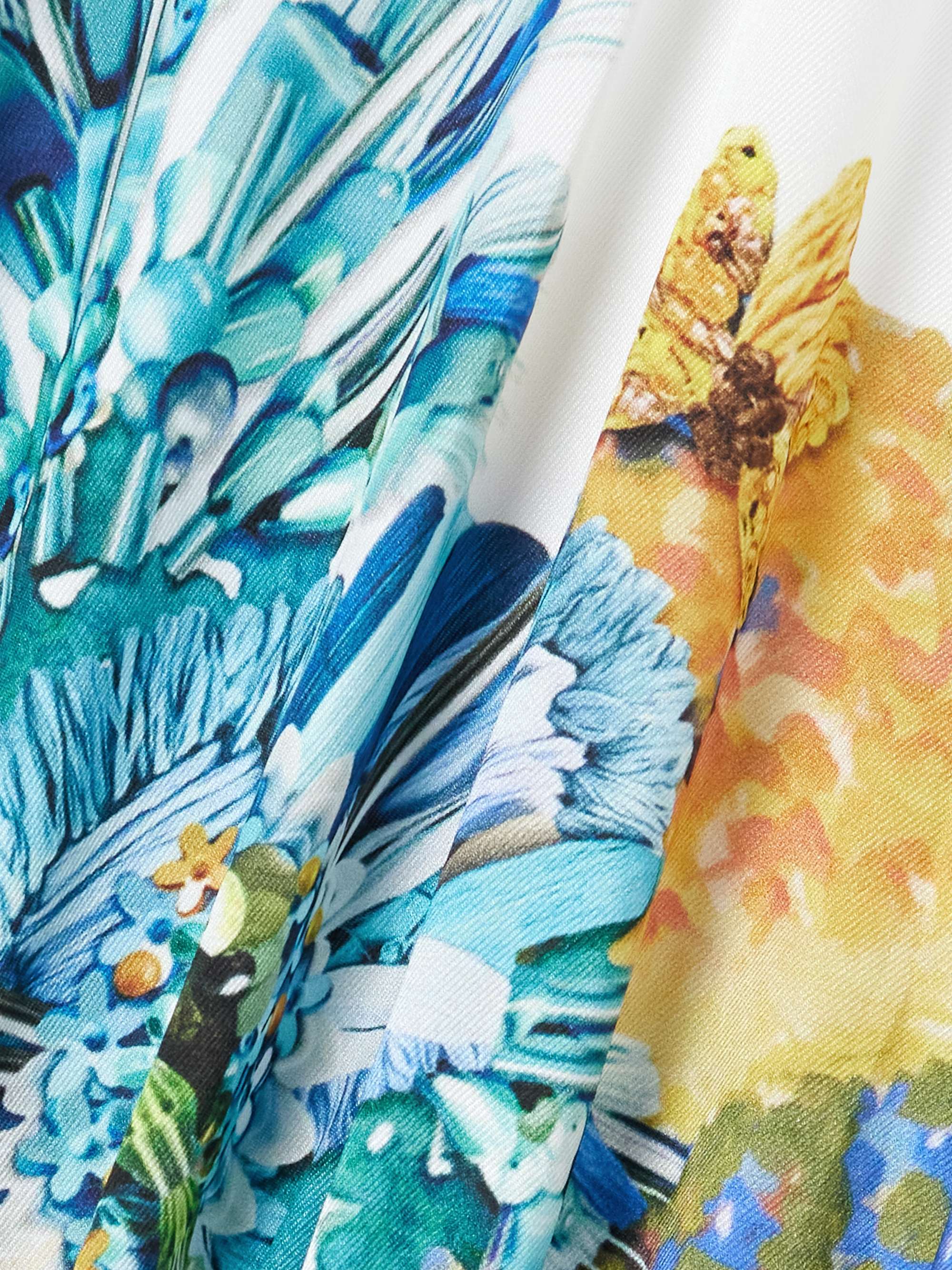 Taormina floral-print twill kaftan view