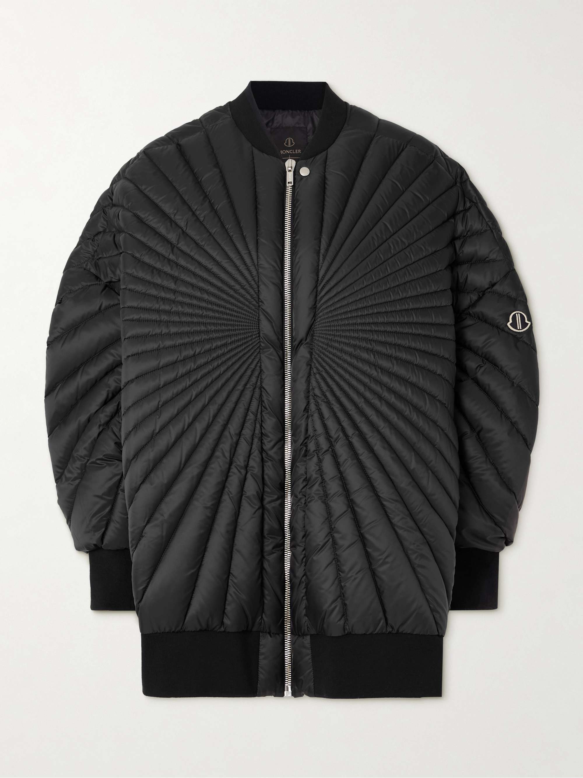 + Moncler Radiance Peter oversized appliquéd quilted shell down jacket hero visual