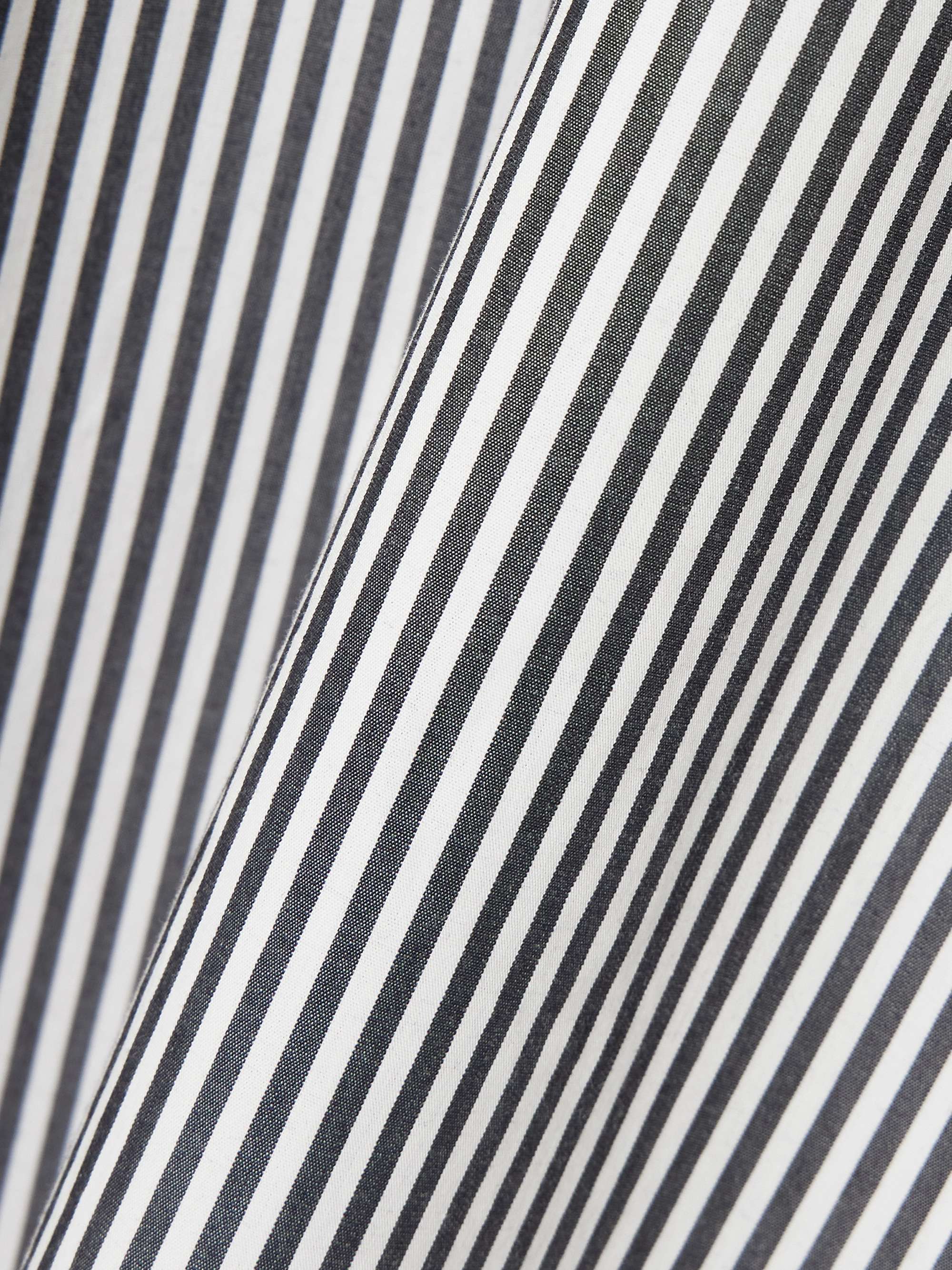 Striped cotton-poplin mini dress view