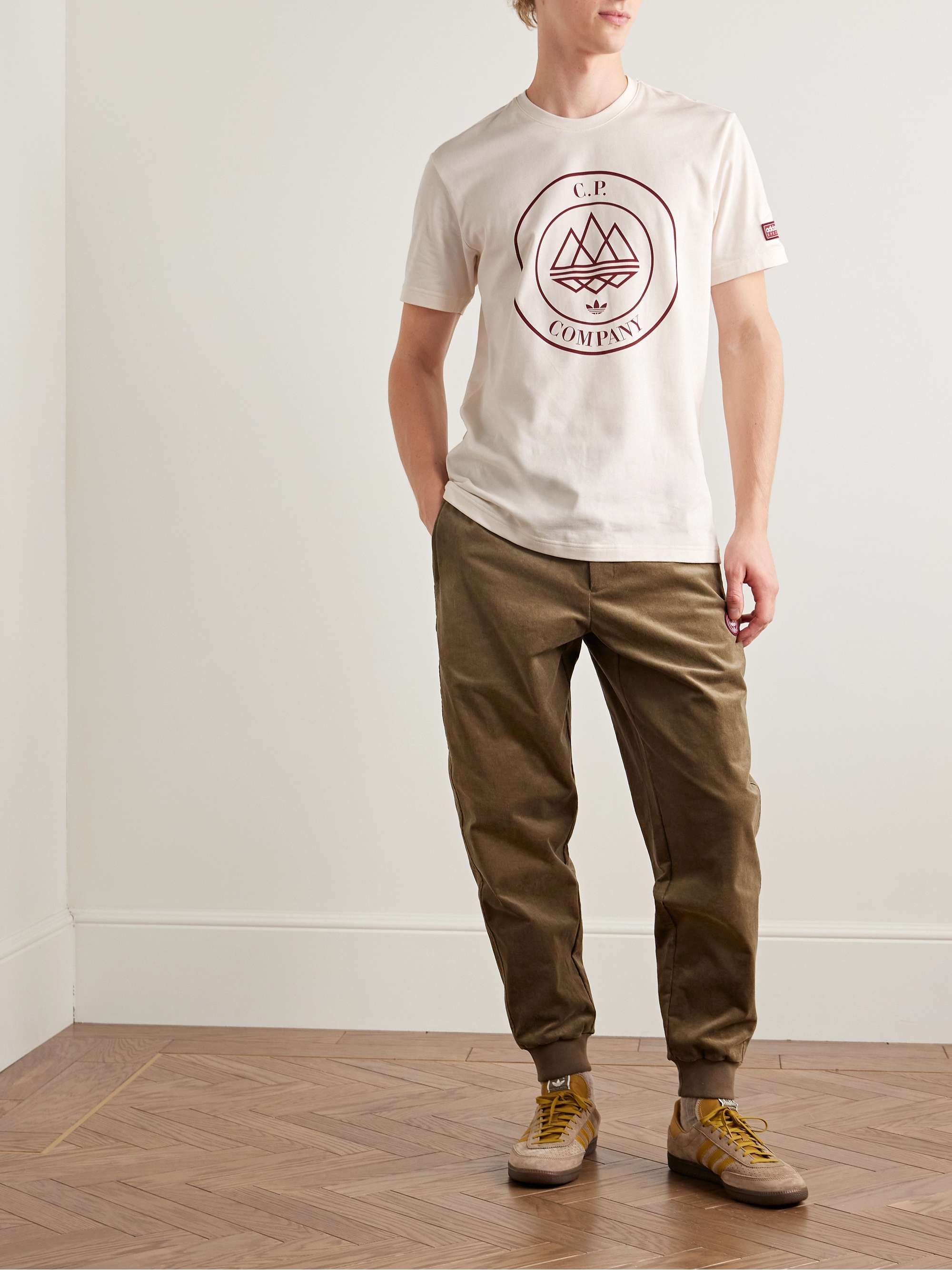 + C.P. Company Spezial Logo-Print Appliquéd Organic Cotton-Jersey T-Shirt view