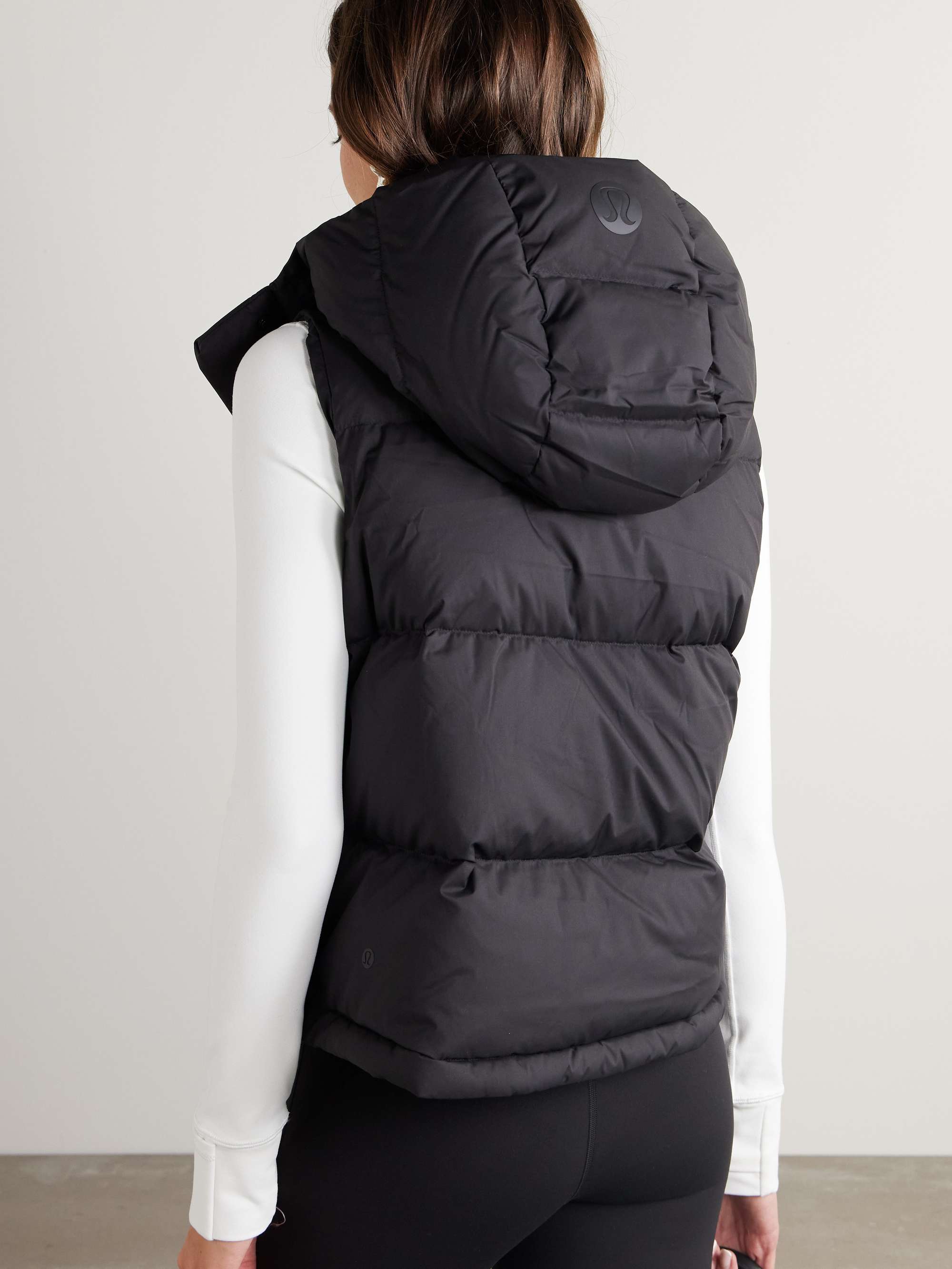 Wunder Puff quilted SoftMatte™ hooded down vest view