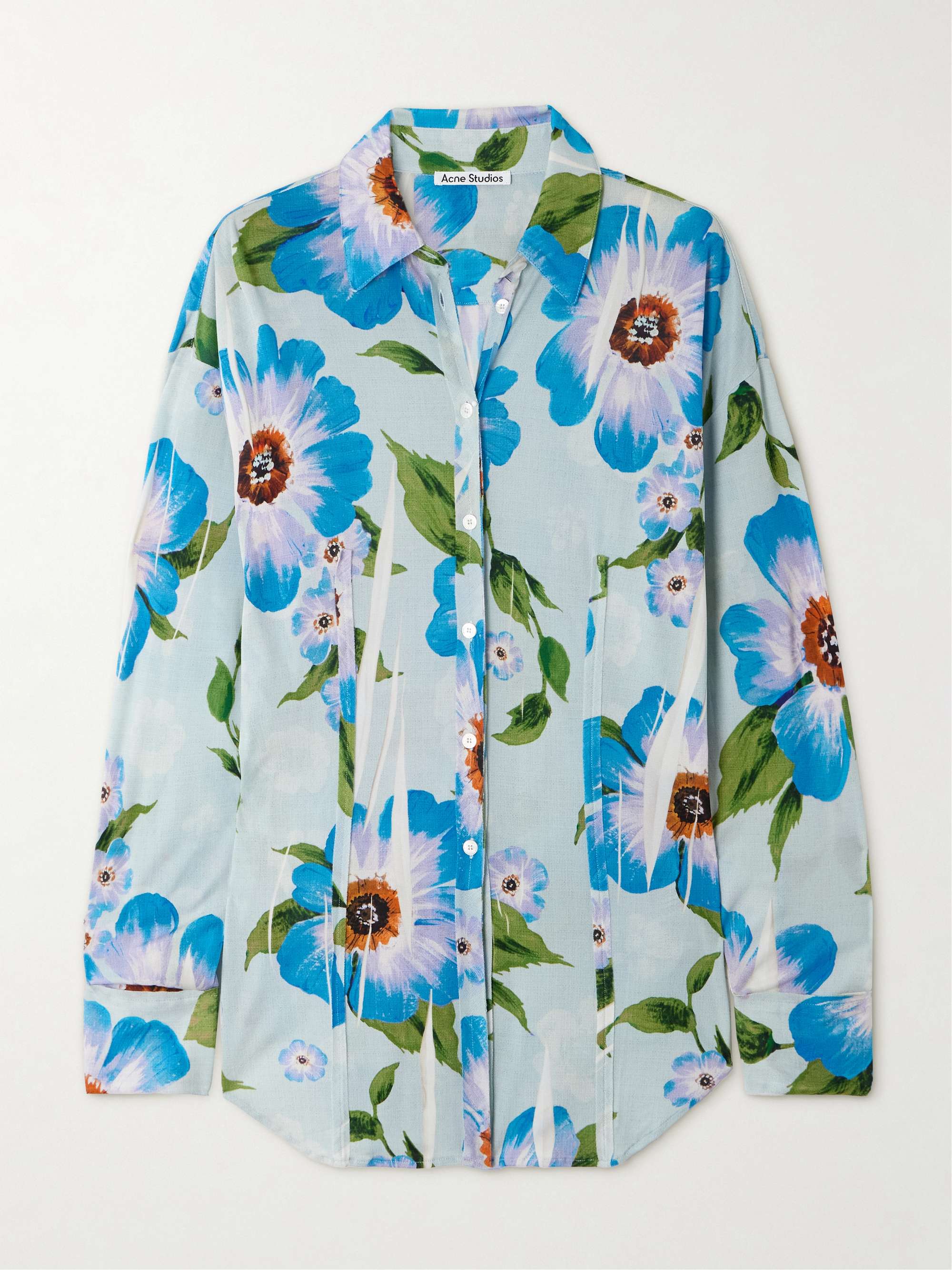 Floral-print voile shirt hero visual