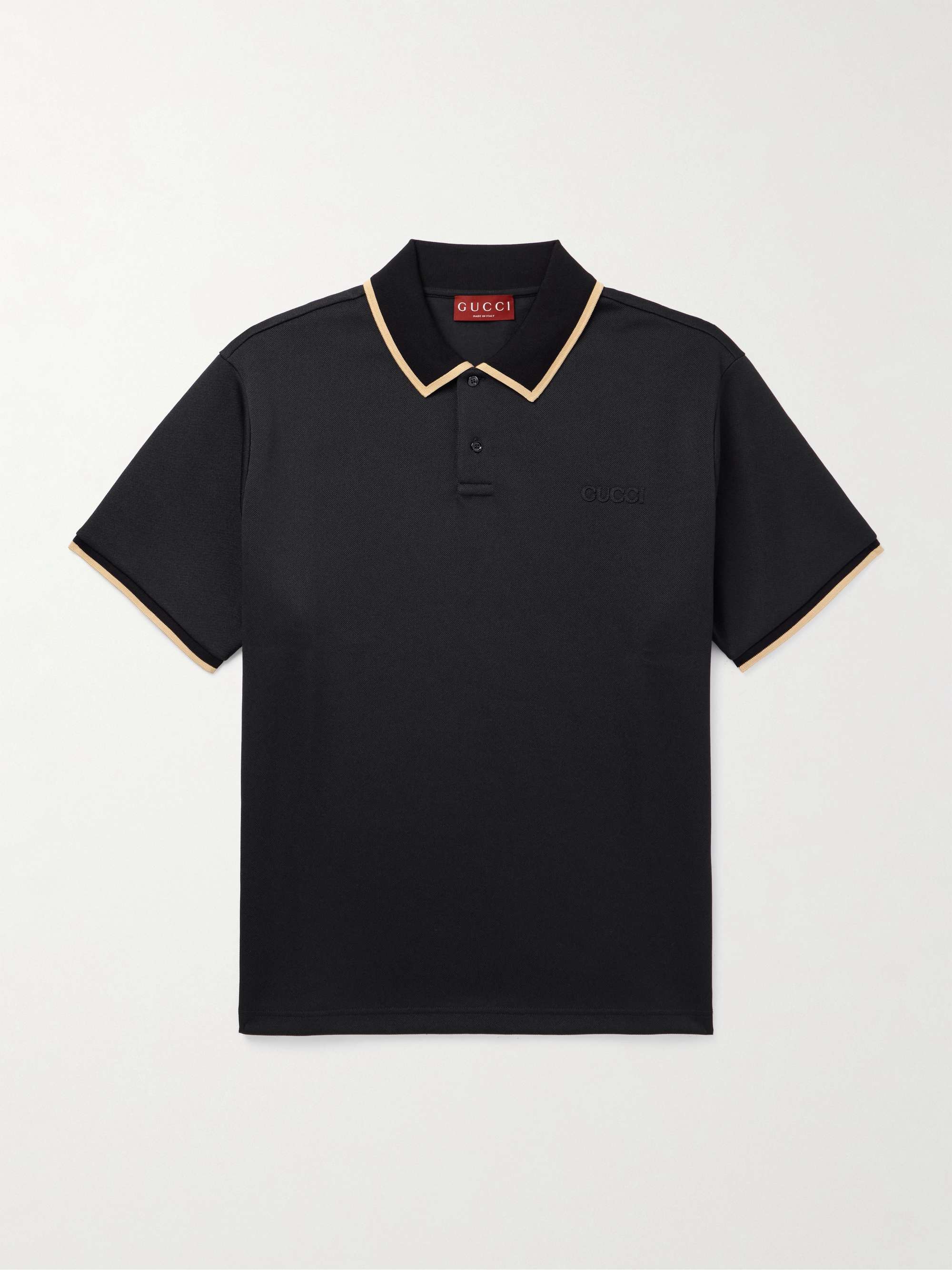 Logo-Appliquéd Piqué Polo Shirt hero visual