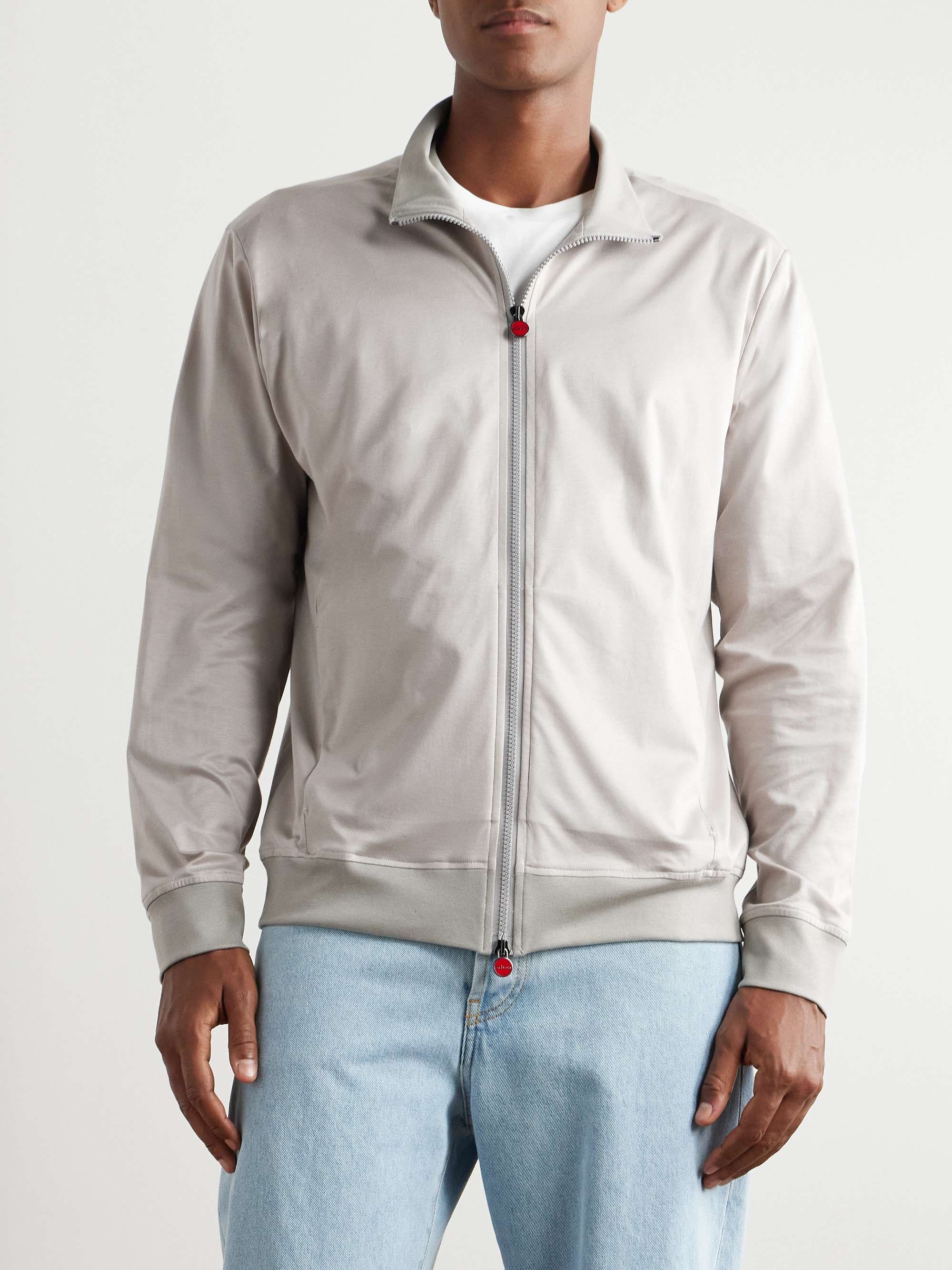 Cotton-Jersey Track Jacket view