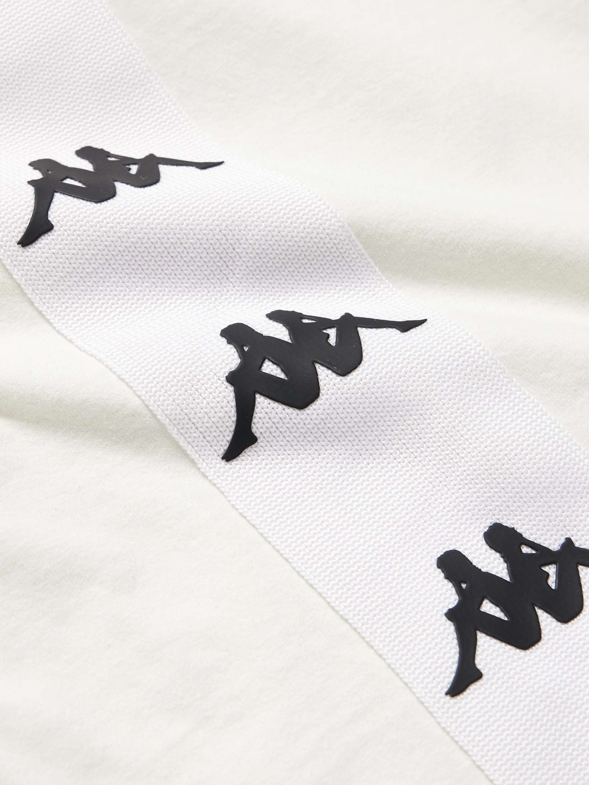 + Kappa Logo-Embroidered Appliquéd Cotton-Jersey T-Shirt view