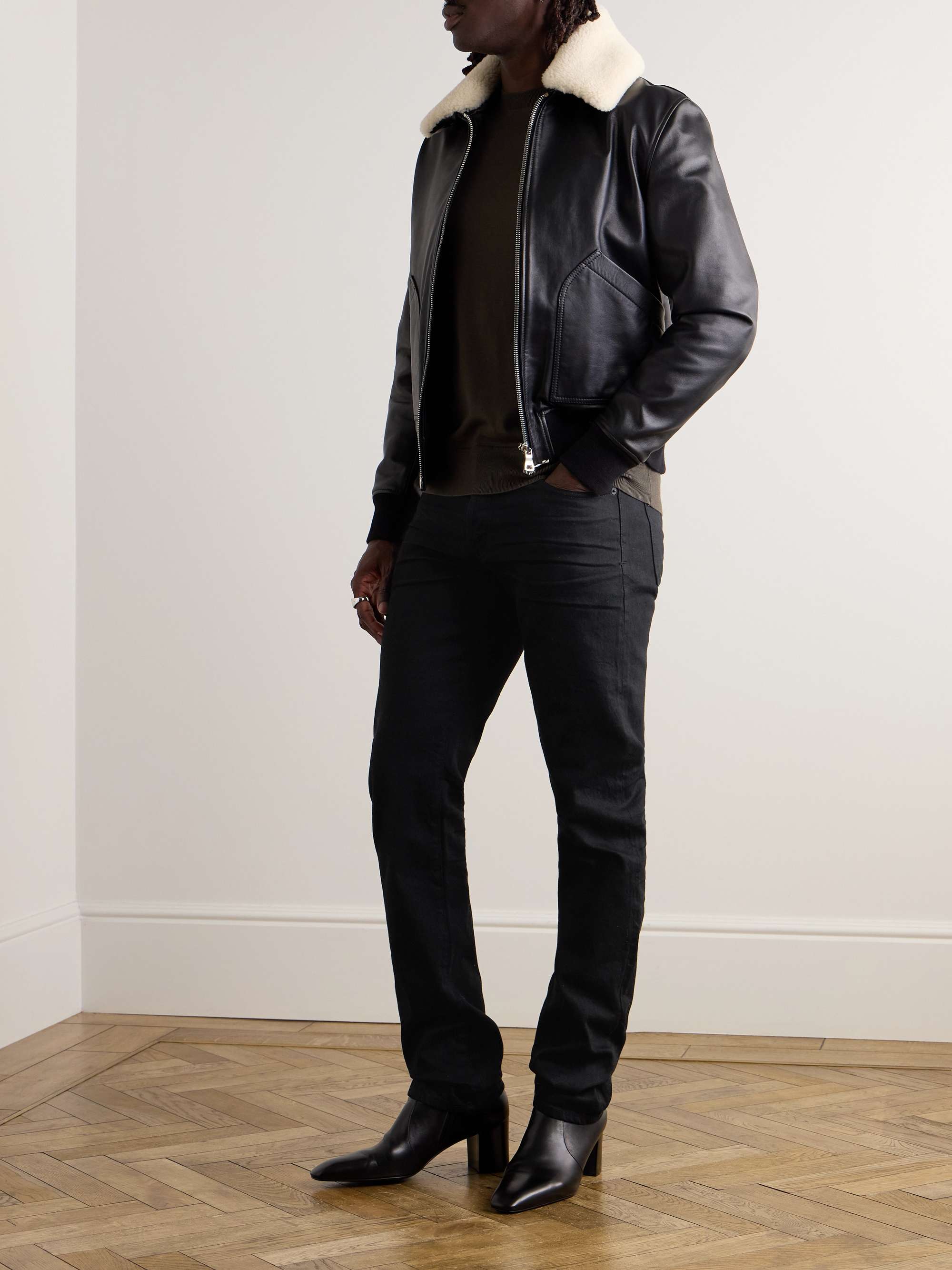 Slim-Fit Selvedge Jeans view