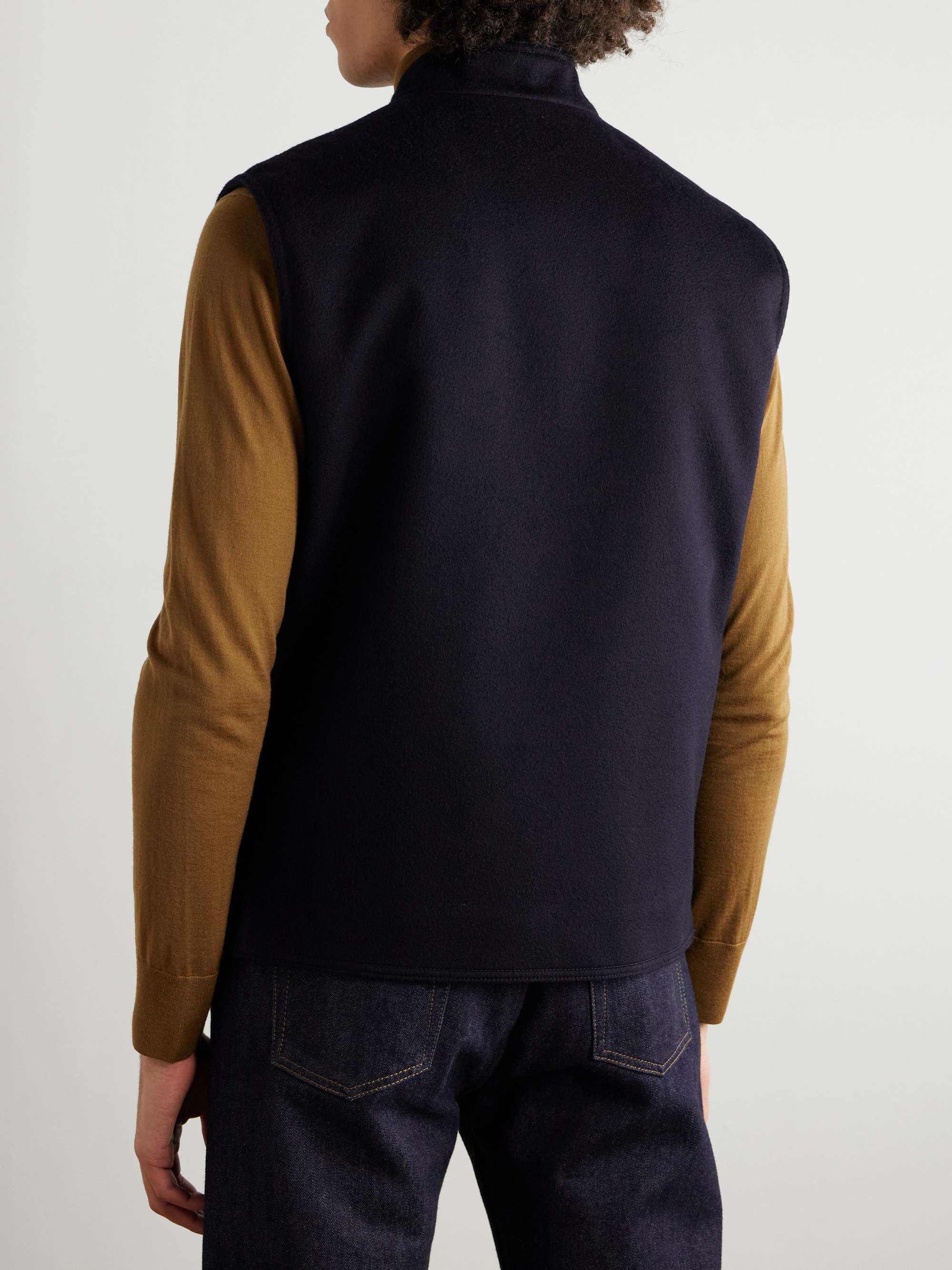 Storm System Cashmere-Felt Gilet view