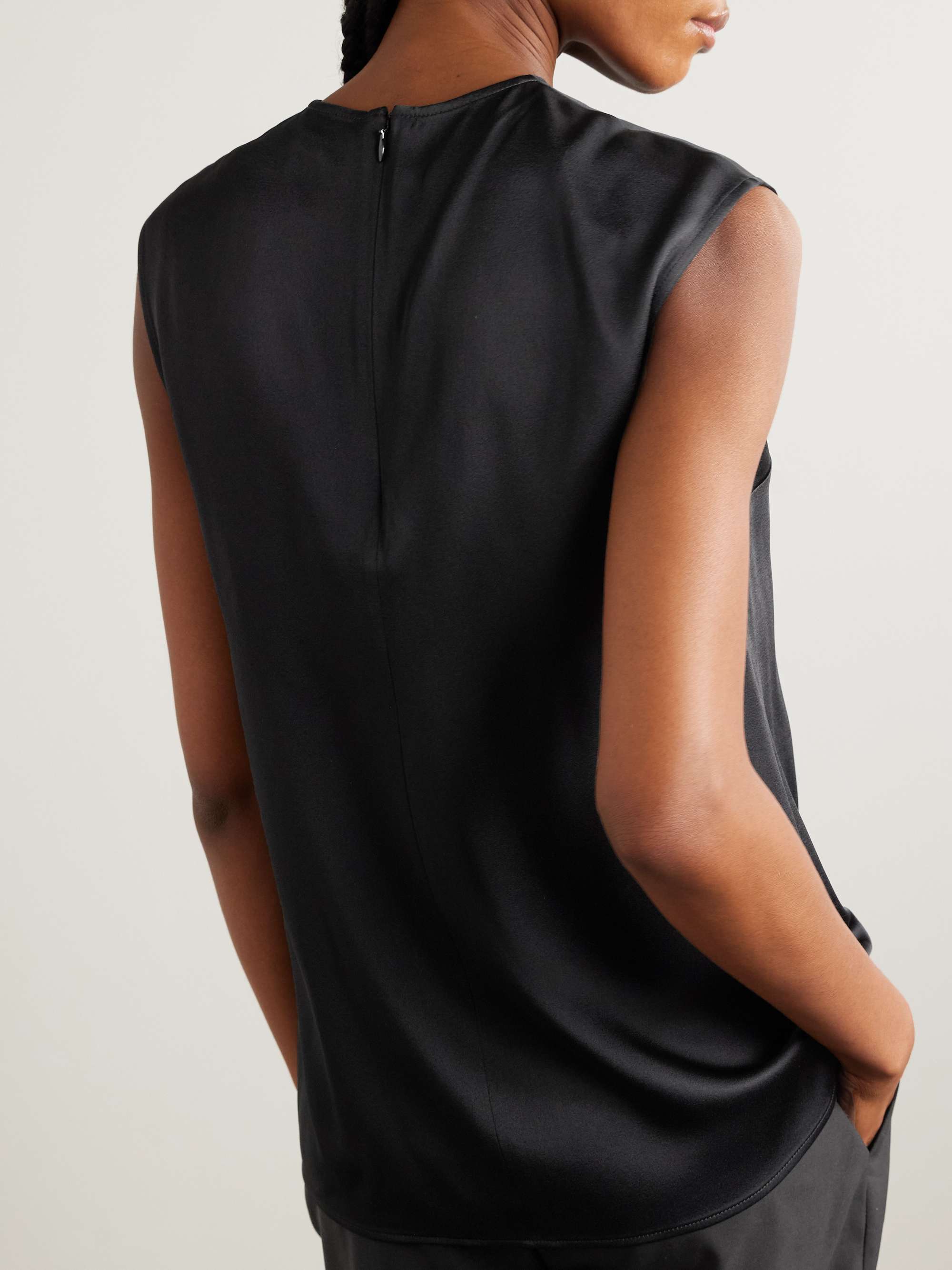 Satin top view