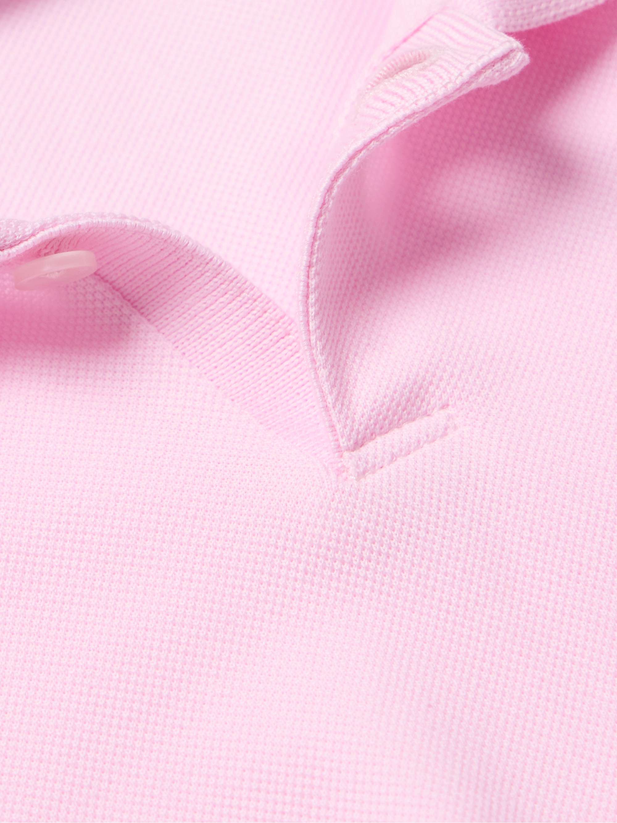 Bruno Slim-Fit Organic Cotton-Piqué Polo Shirt view