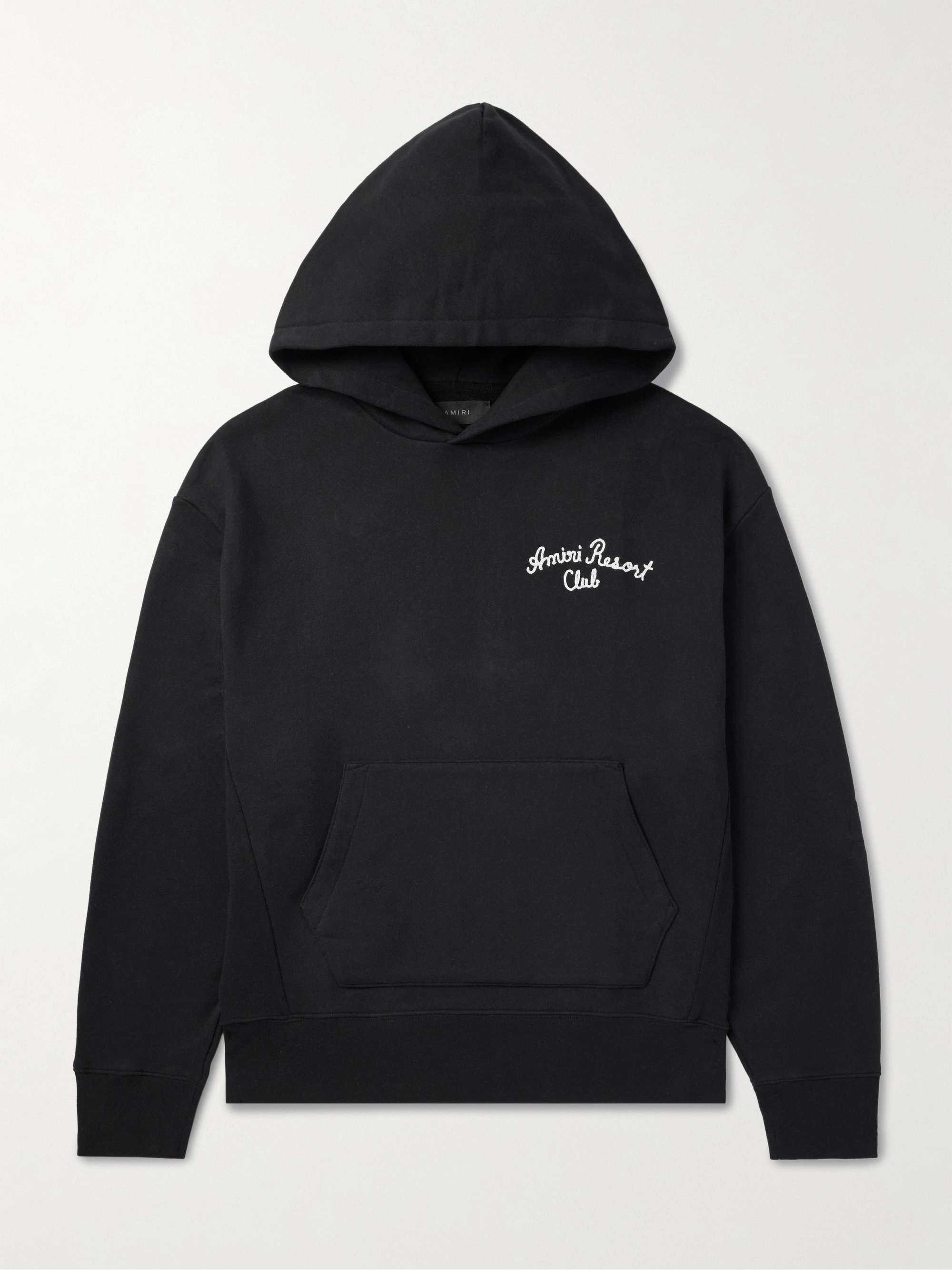 Spirit Logo-Embroidered Cotton-Blend Jersey Hoodie hero visual