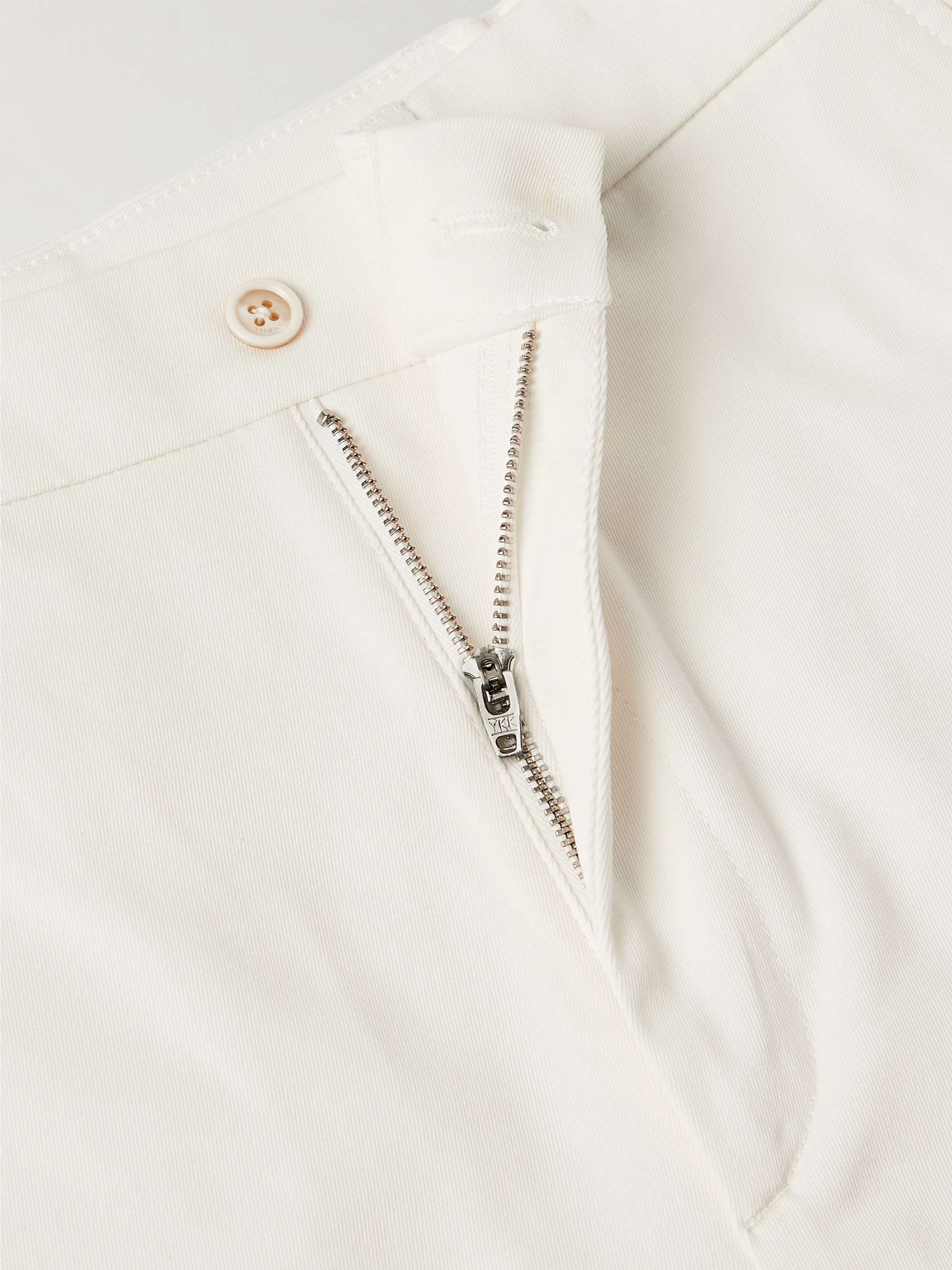 Straight-Leg Cotton-Blend Twill Chinos view