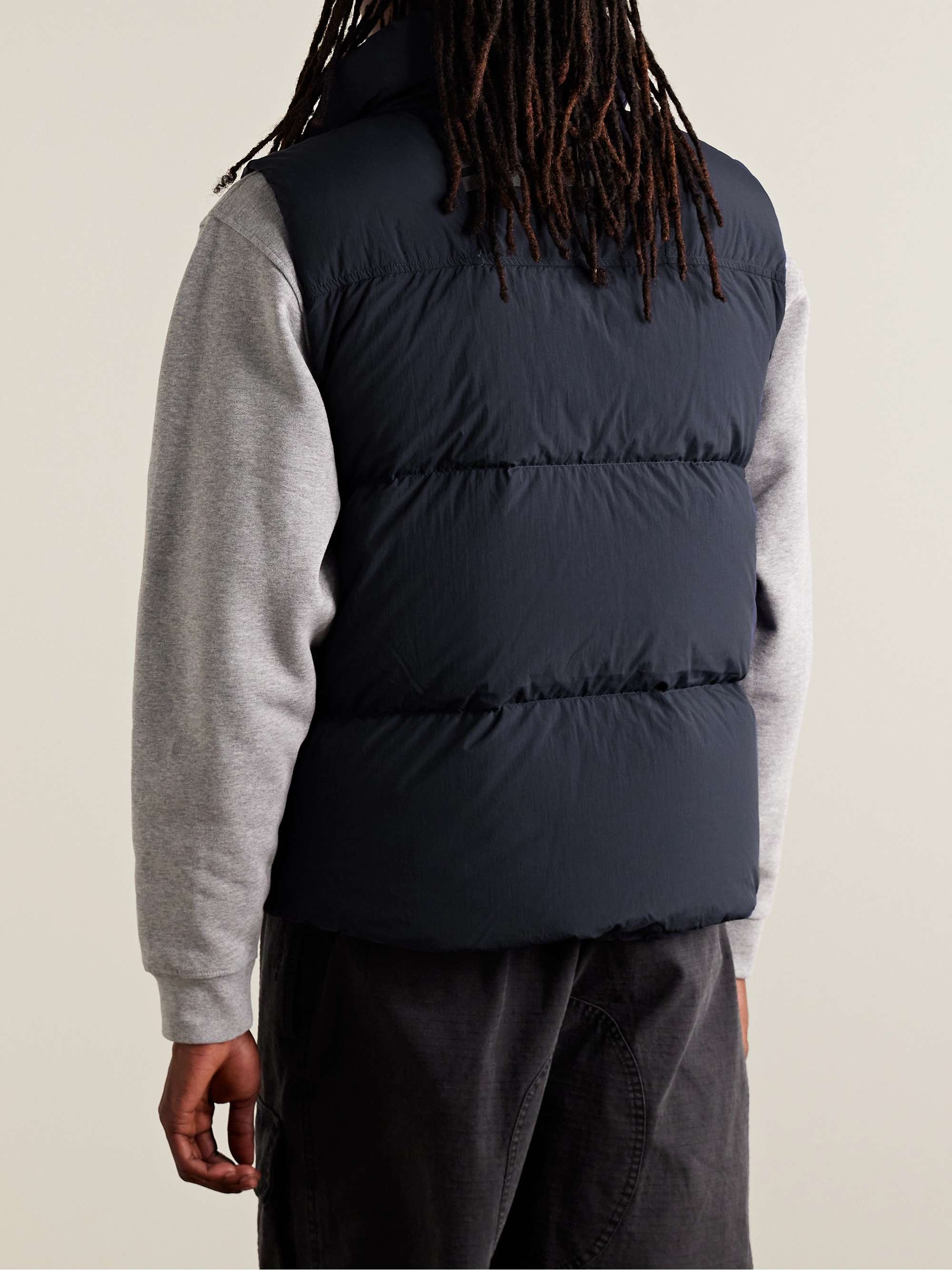 Lawrence Slim-Fit Logo-Appliquéd Quilted Enduraluxe® Down Gilet view