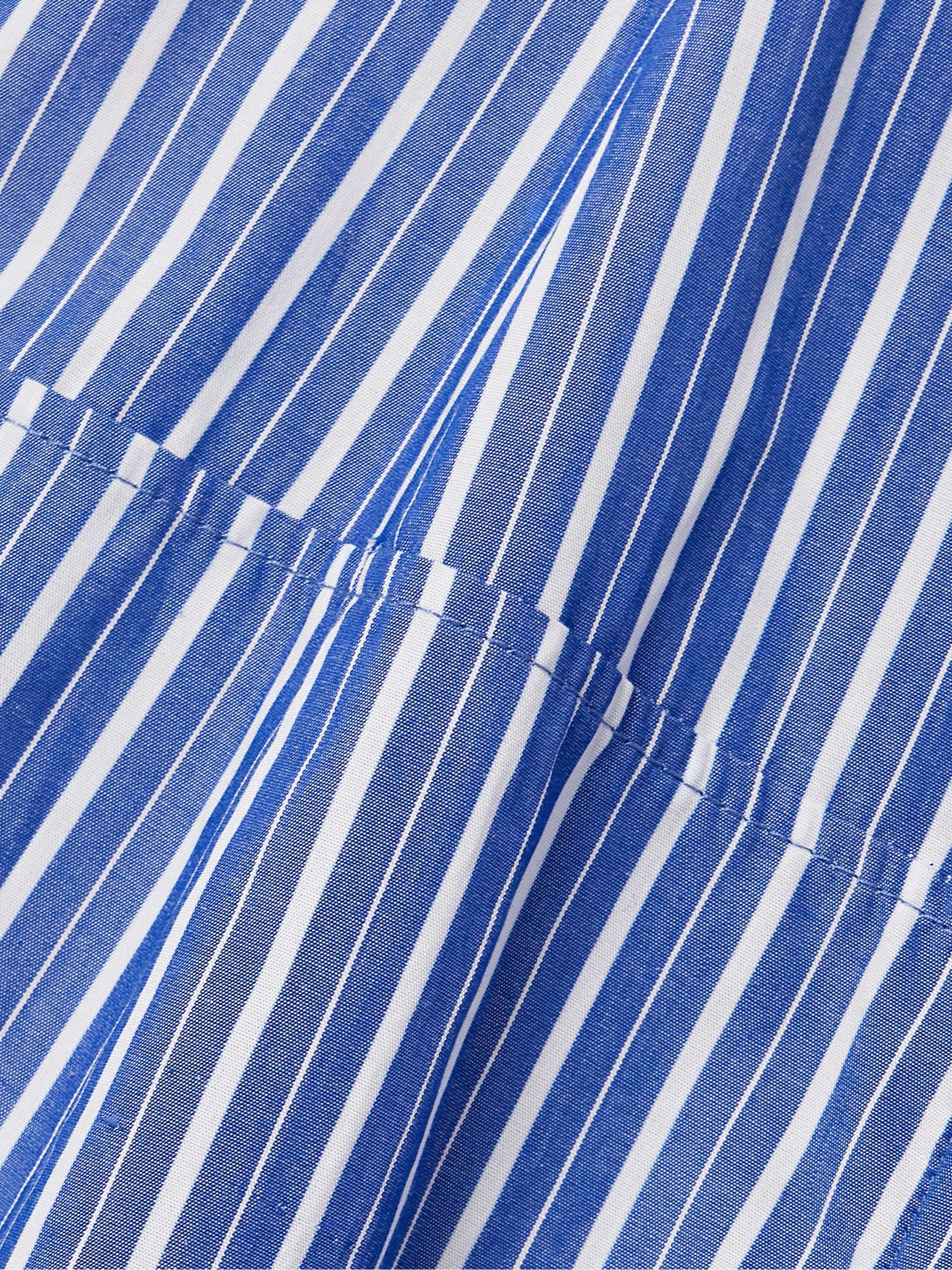 The Sammy striped cotton-poplin midi shirt dress view