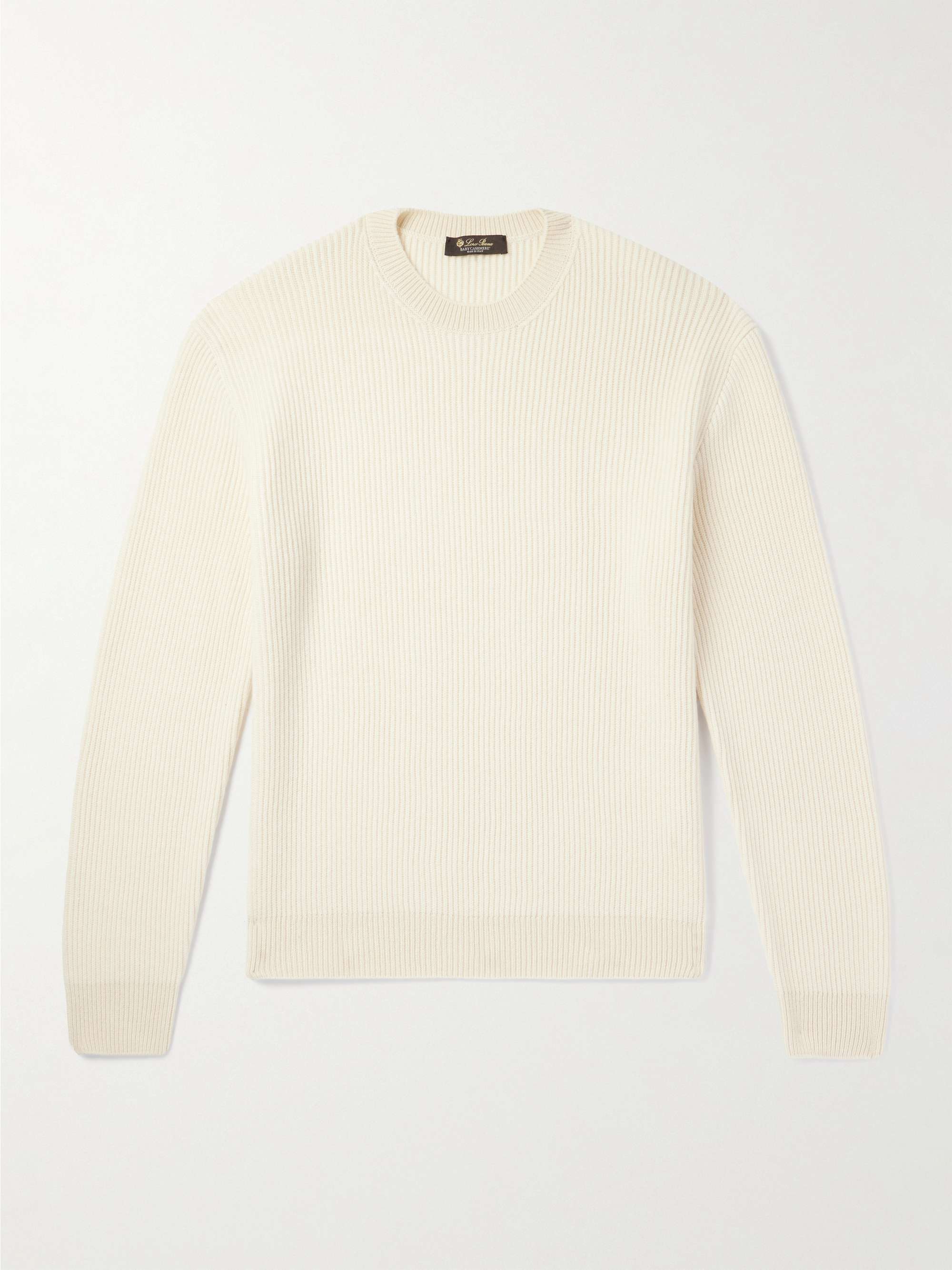 Fobello Ribbed Cashmere Sweater hero visual