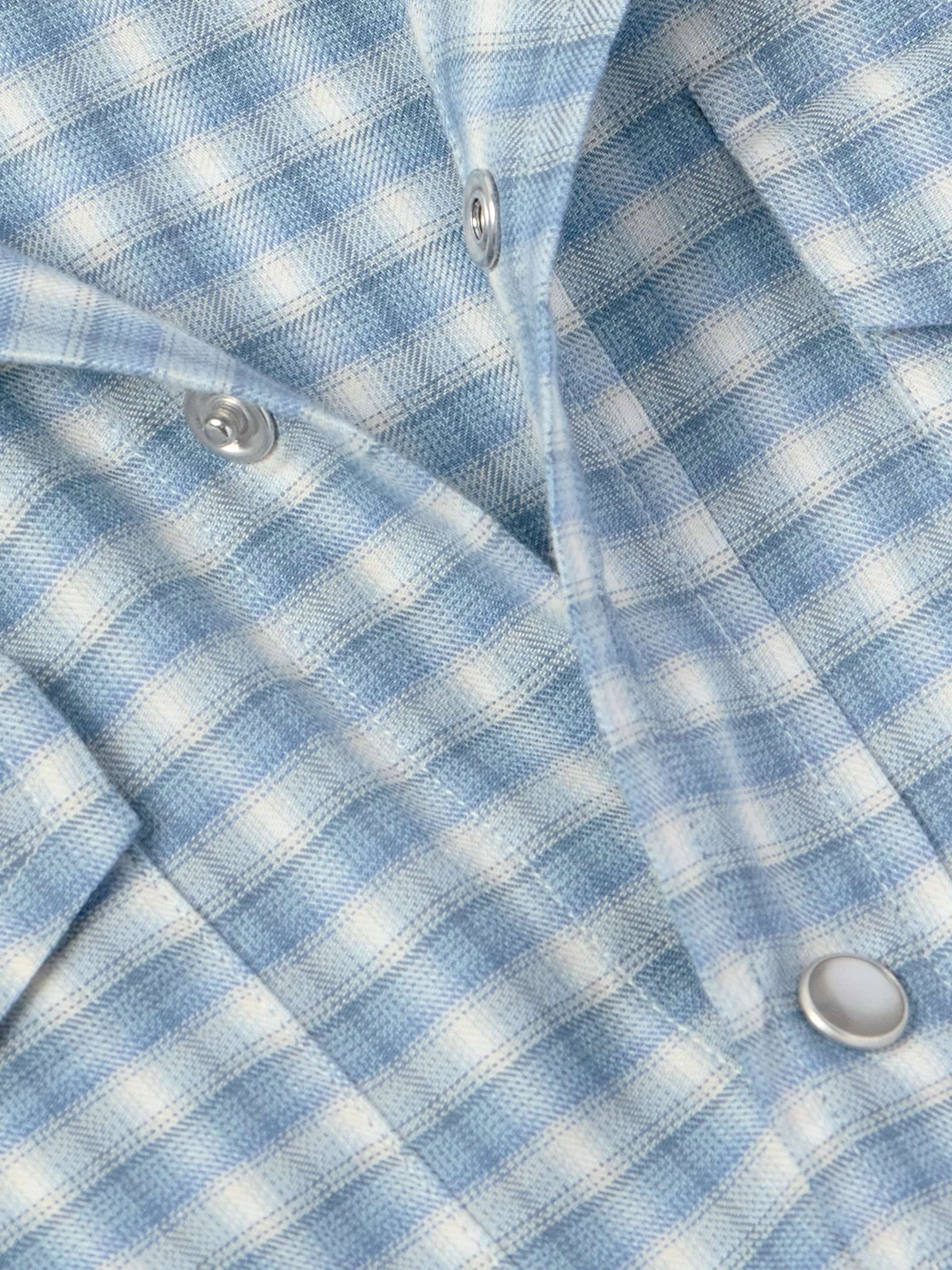 Checked Cotton Western Shirt view