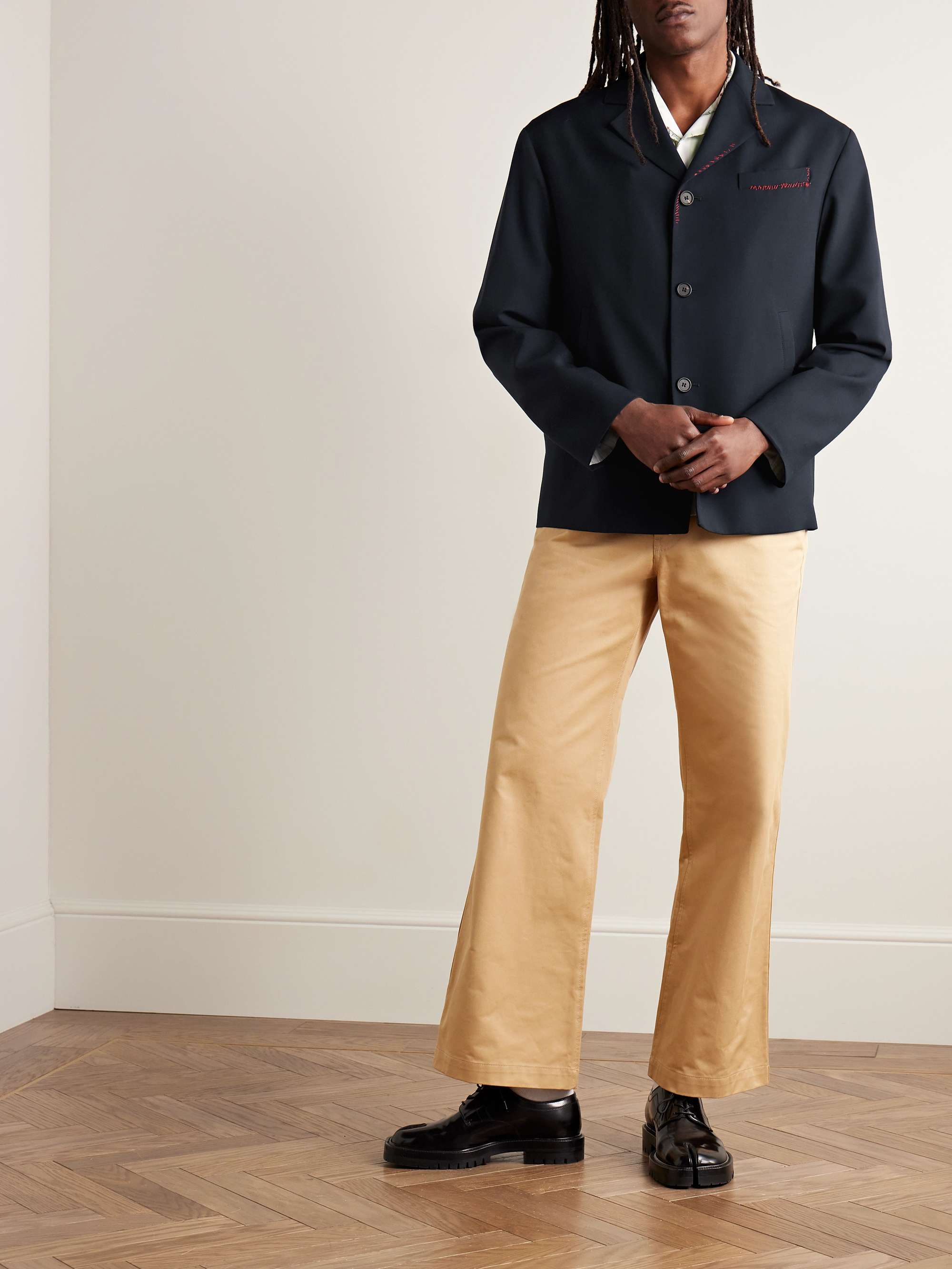 Unstructured Wool Blazer view