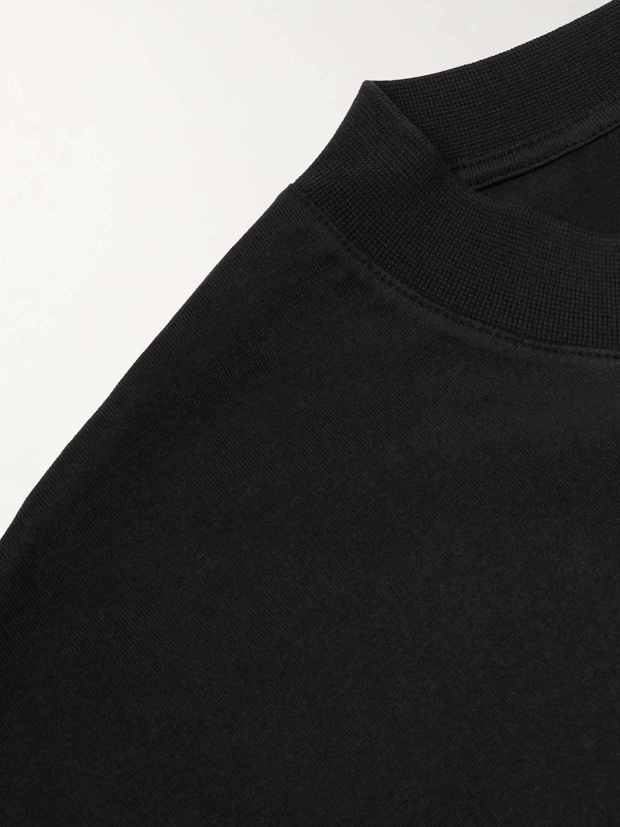 + Palm Angels Logo-Appliquéd Cotton-Jersey T-Shirt hero visual