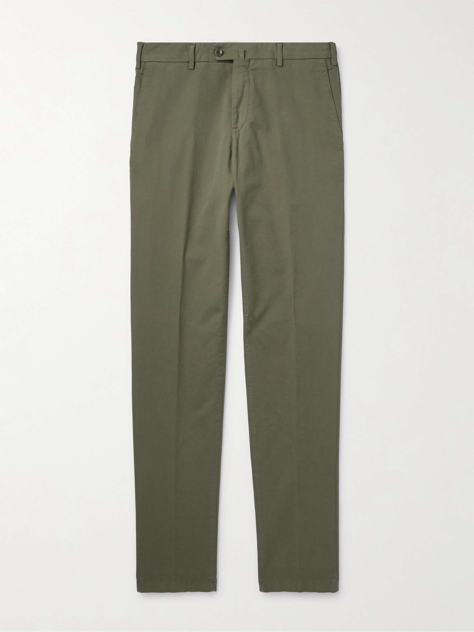 Slim-Fit Stretch-Cotton Trousers hero visual