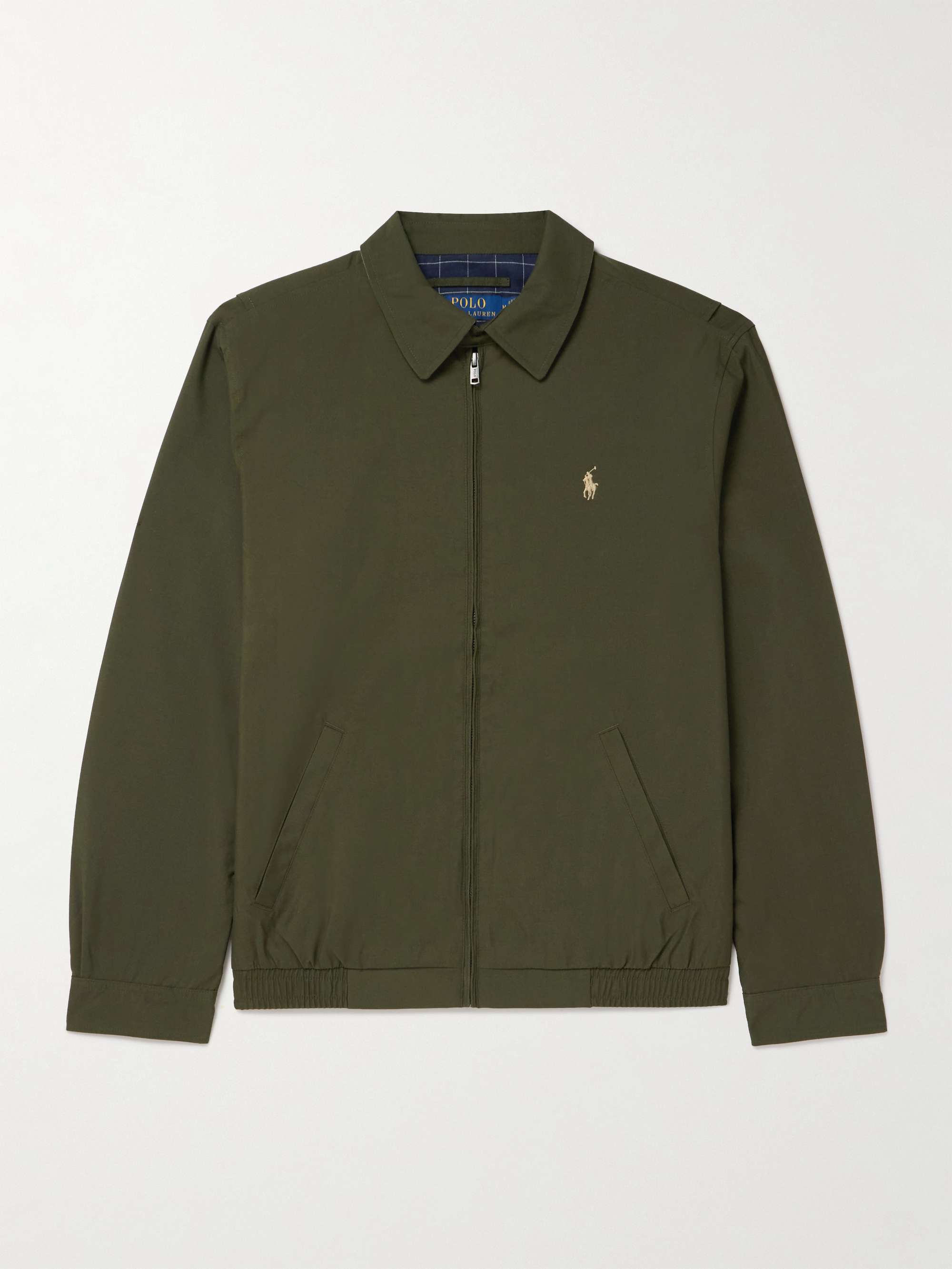 Logo-Embroidered Twill Jacket hero visual