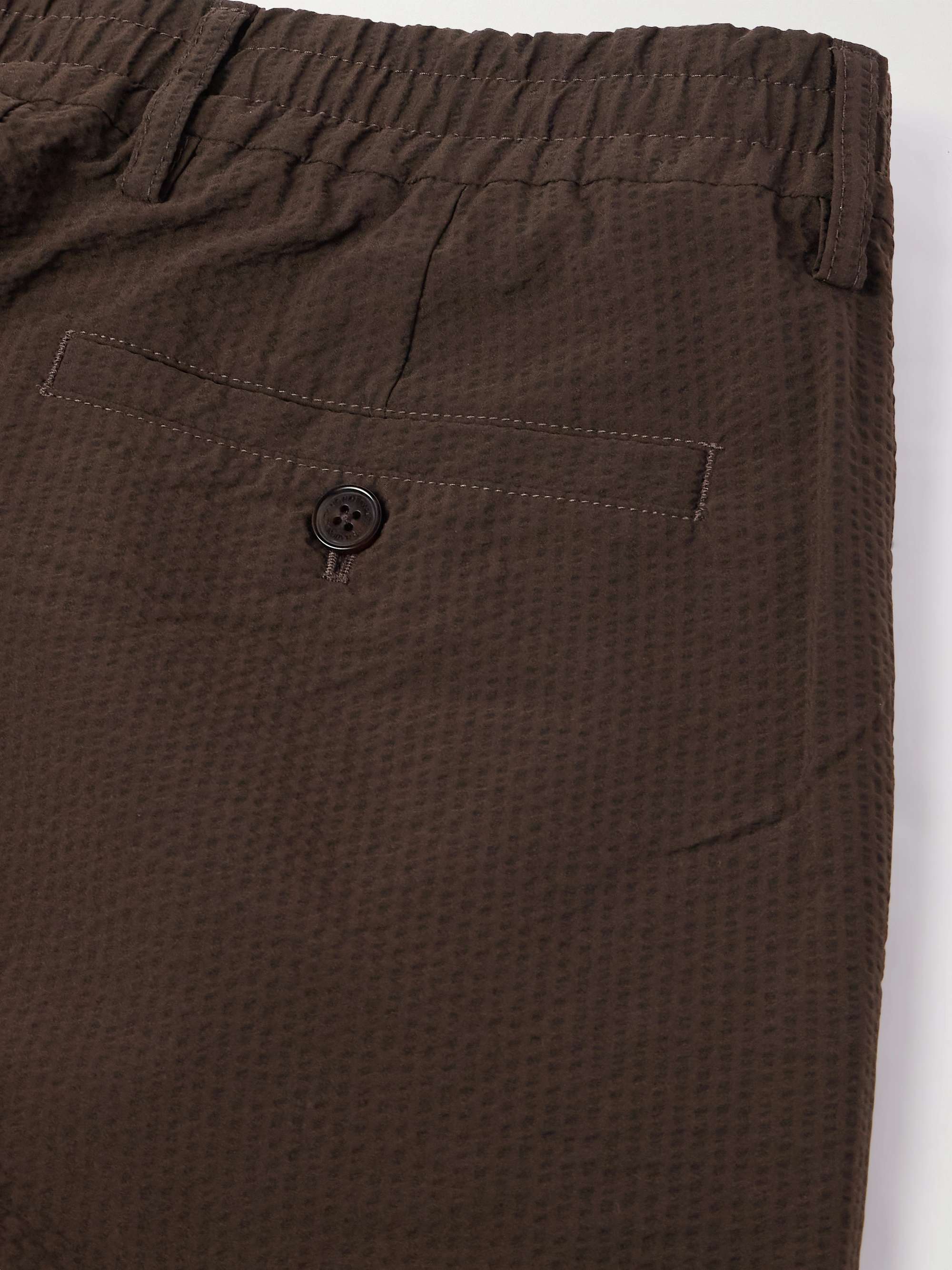 Billie 1924 Slim-Fit Tapered Seersucker Trousers view