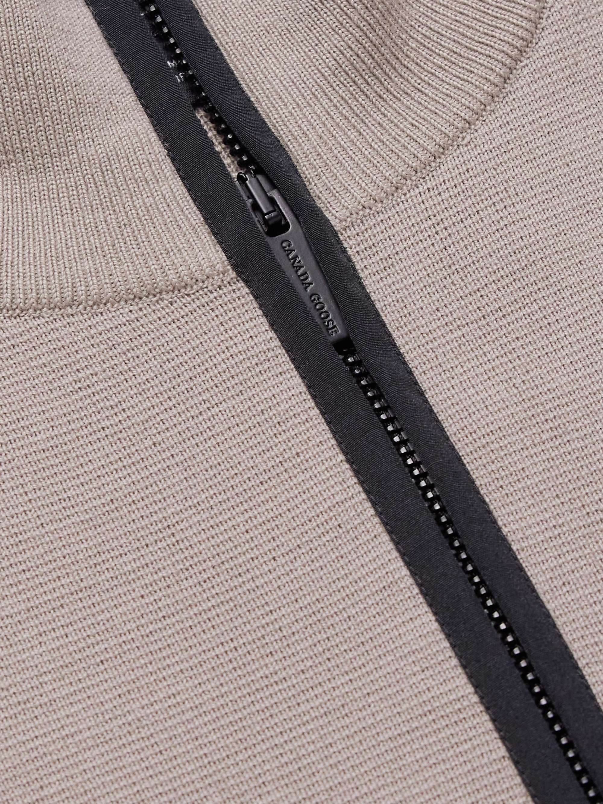 Stormont Slim-Fit CORDURA-Trimmed Merino Wool Half-Zip Sweater view