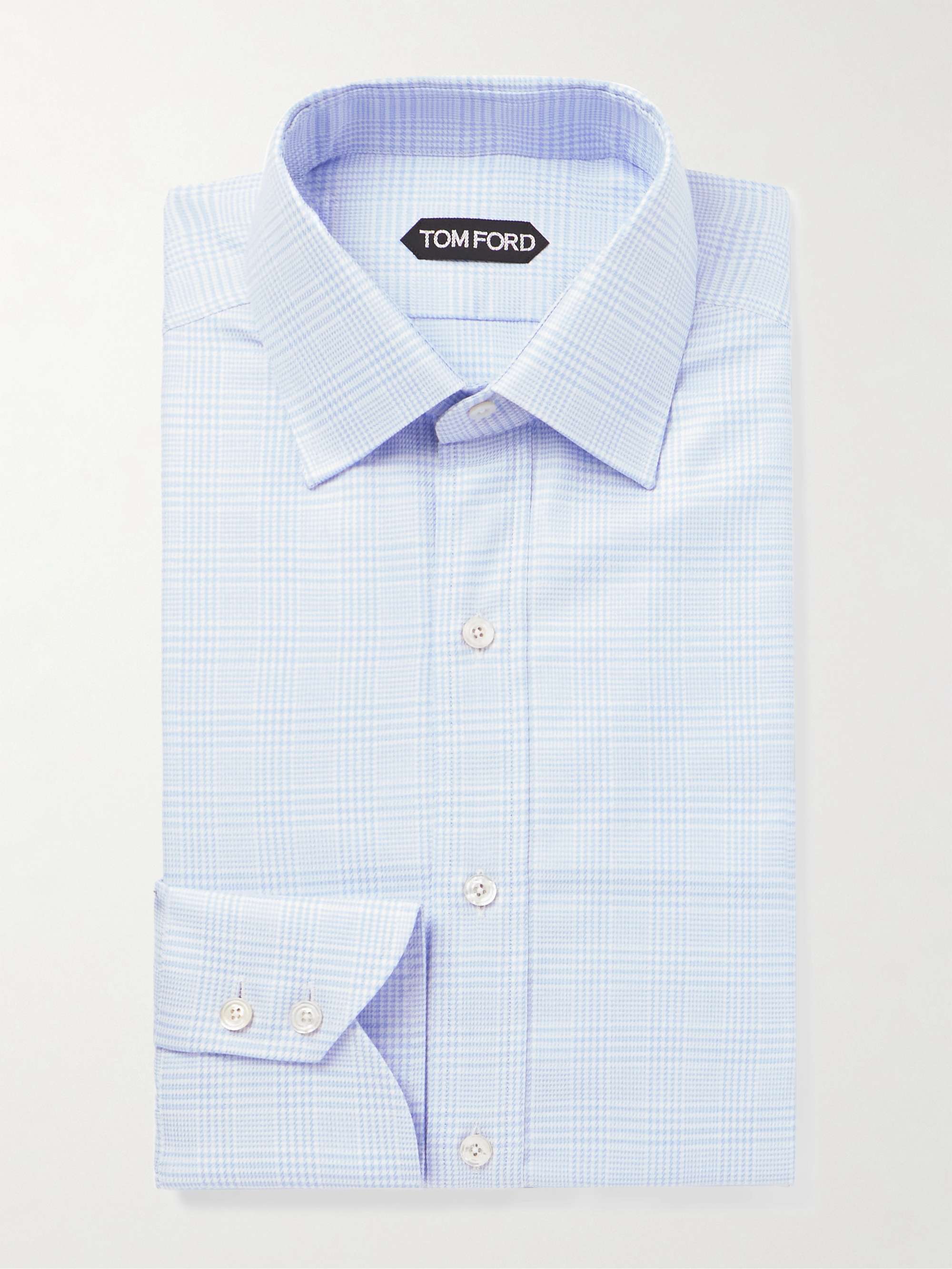 Prince of Wales Checked Cotton-Poplin Shirt hero visual