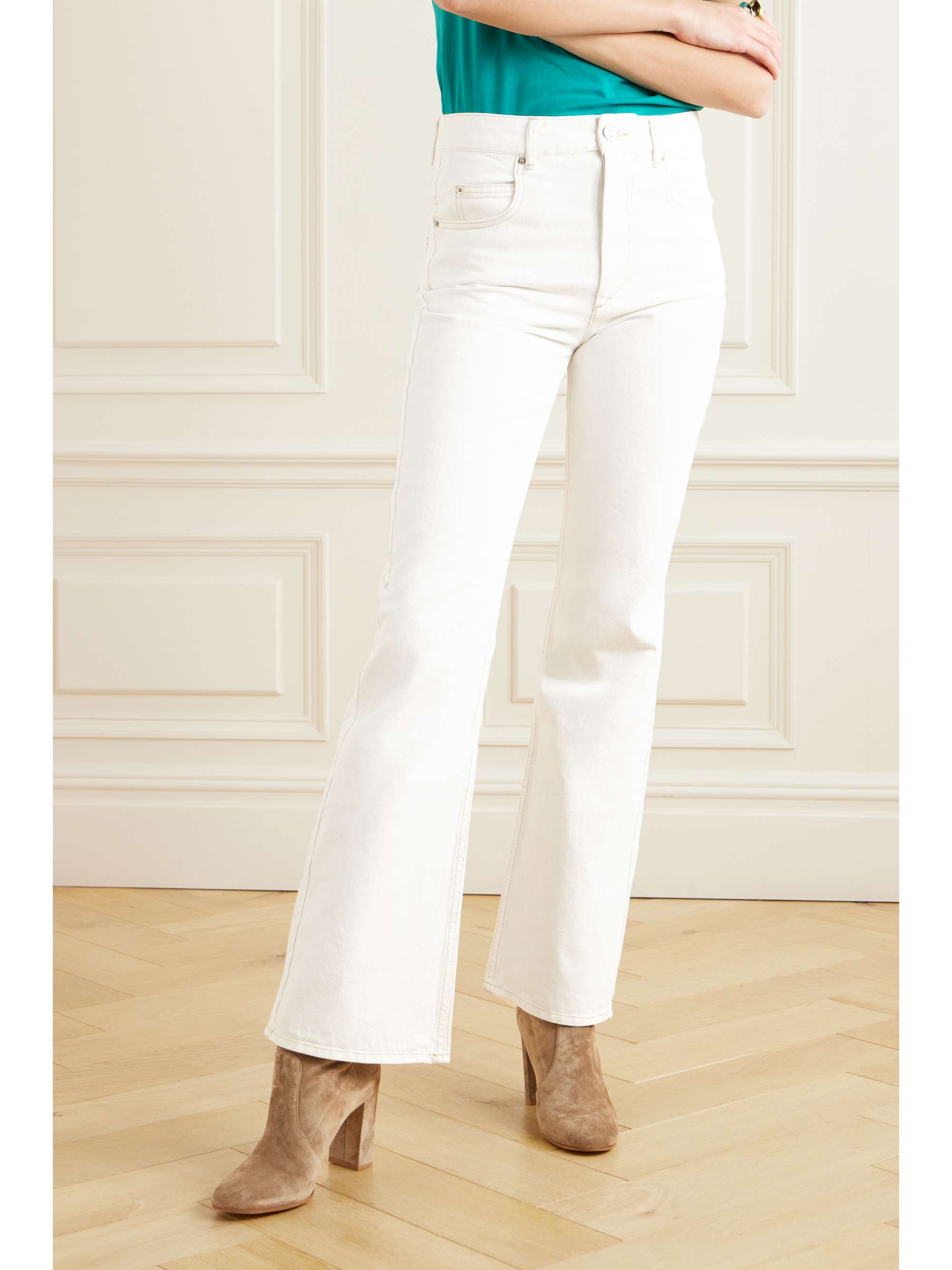 Belvira high-rise flared jeans view