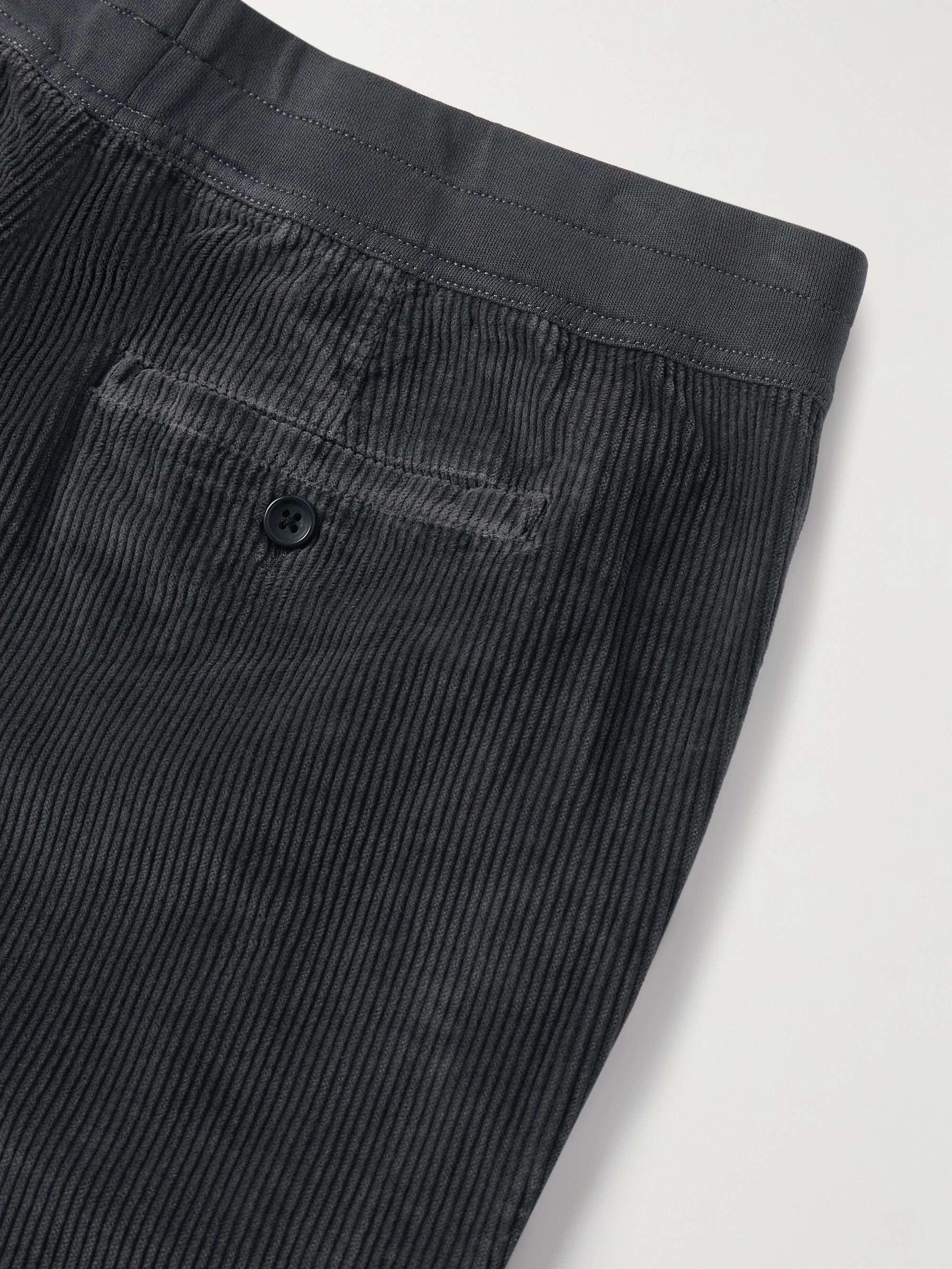 Slim-Fit Garment-Dyed Cotton-Blend Corduroy Chinos view