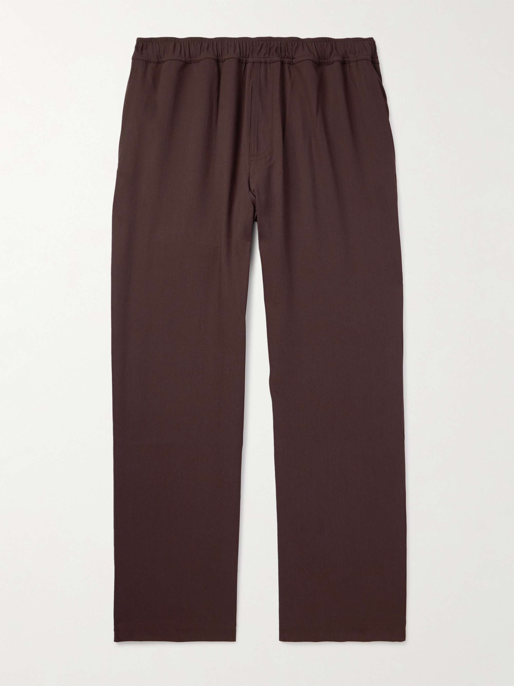 Junes Straight-Leg Wool-Blend Twill Trousers hero visual